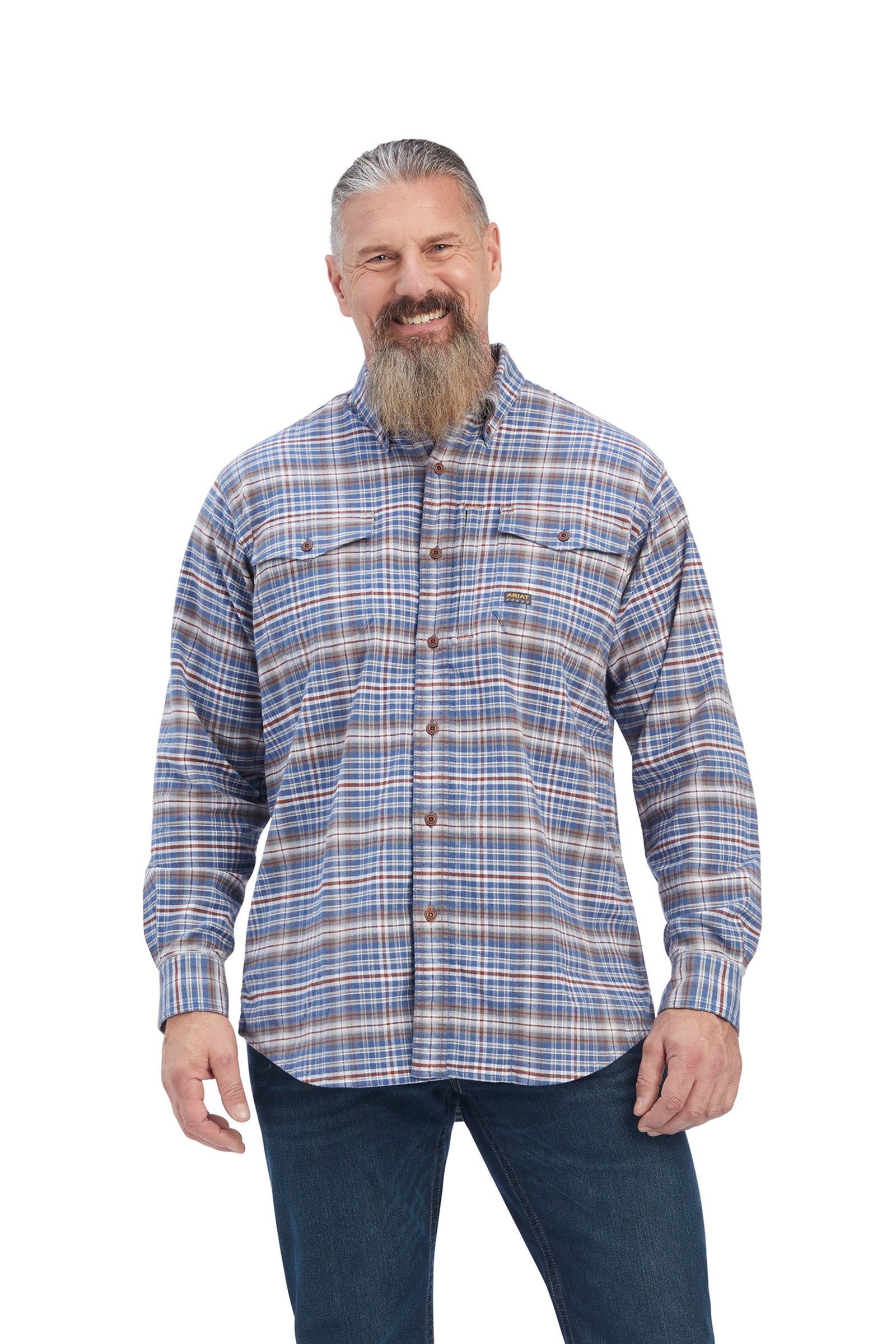 Ariat Rebar flannel DuraStretch arbejdstøj Ridetøj til herrer
