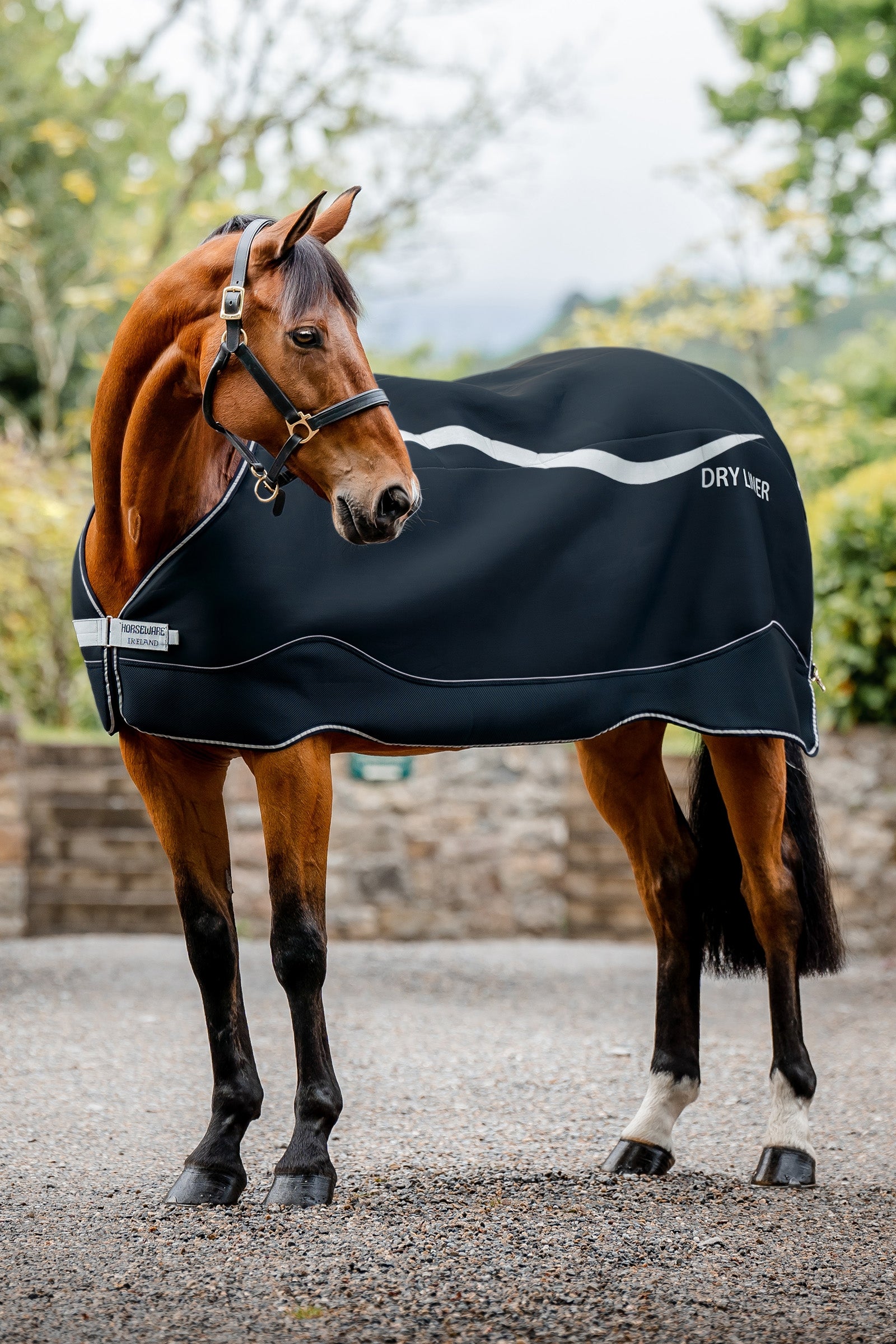 Horseware Dry Liner underdækken med tørrende funktion, 50 g Hestedækken