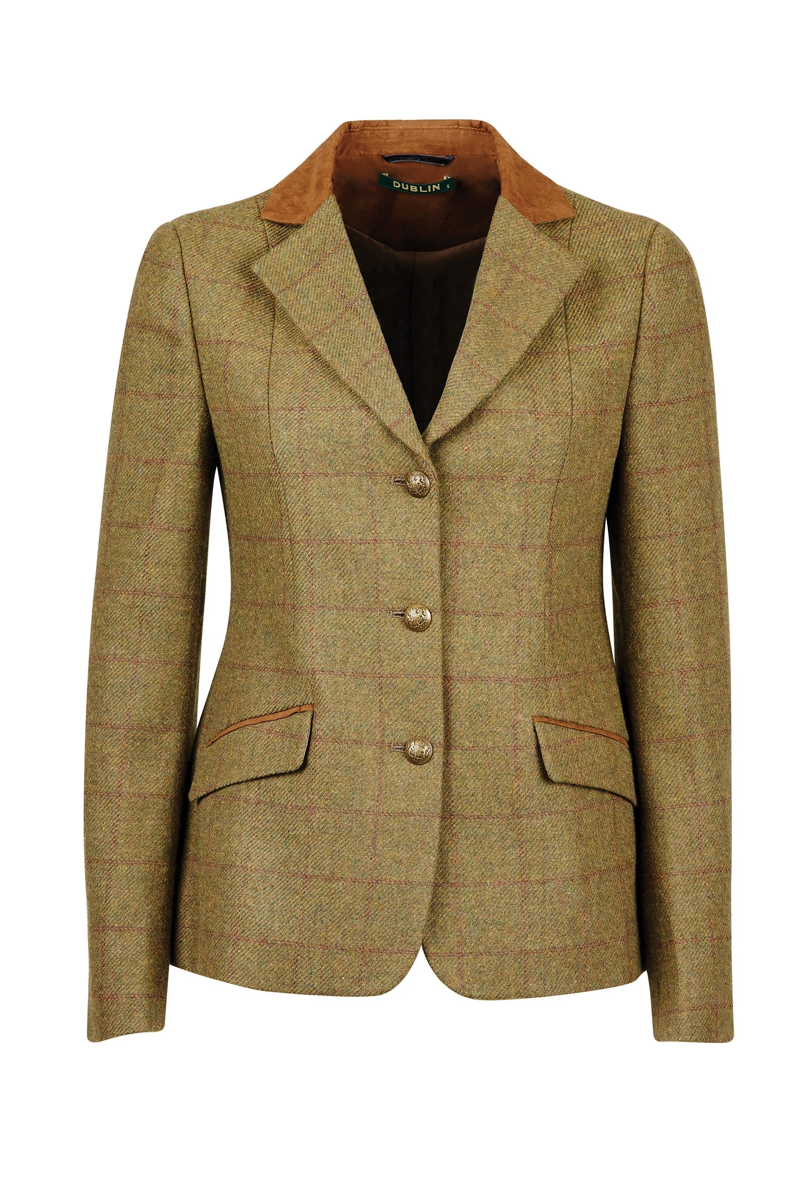 Dublin Albany Kids' Tweed Suede Collar Tailored Jacket Kids Apparel