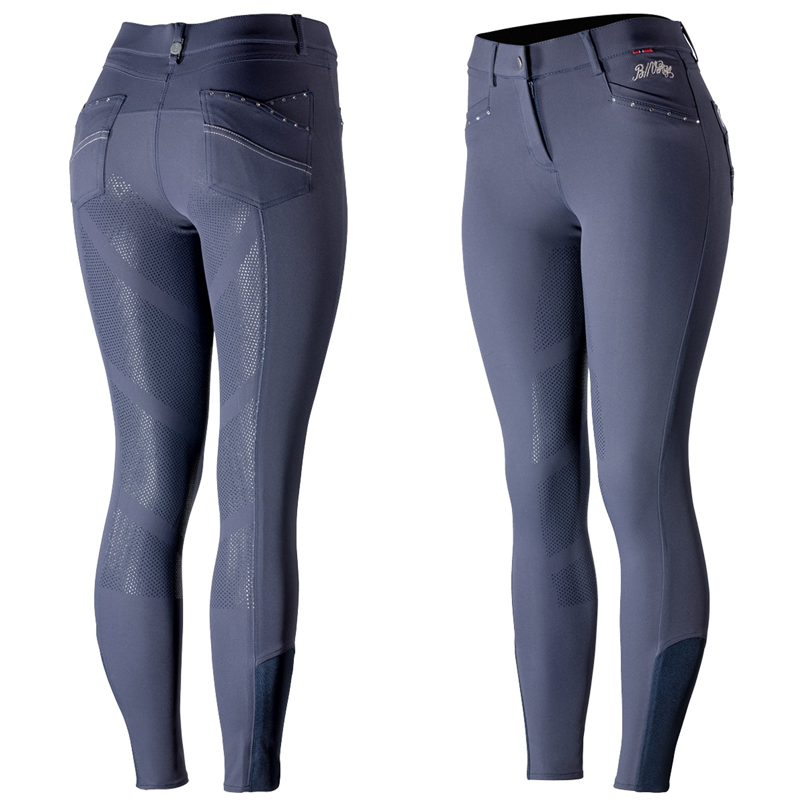 B Vertigo Olivia ridebukser med silikone fuldbesætning til damer, UPF 50+ Womens Breeches