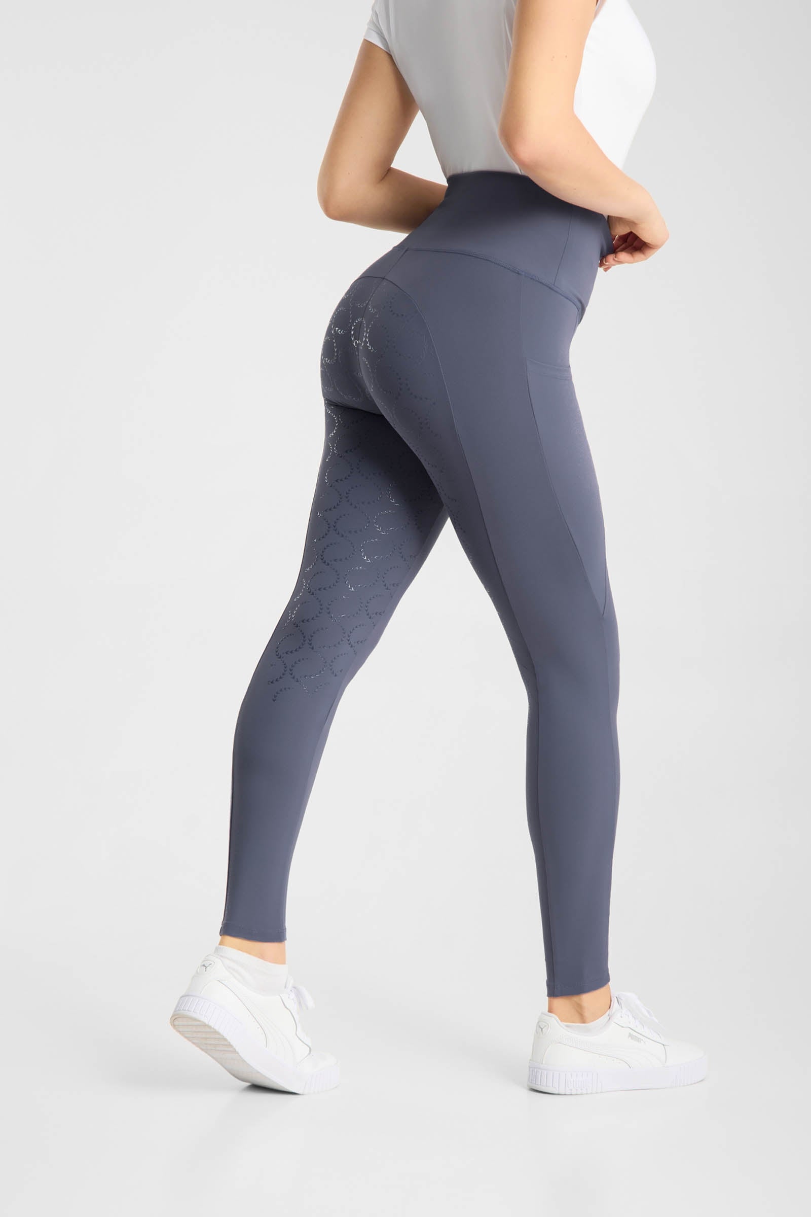 Horze Gillian Compression tights med silikonegrip, damemodel Womens Breeches