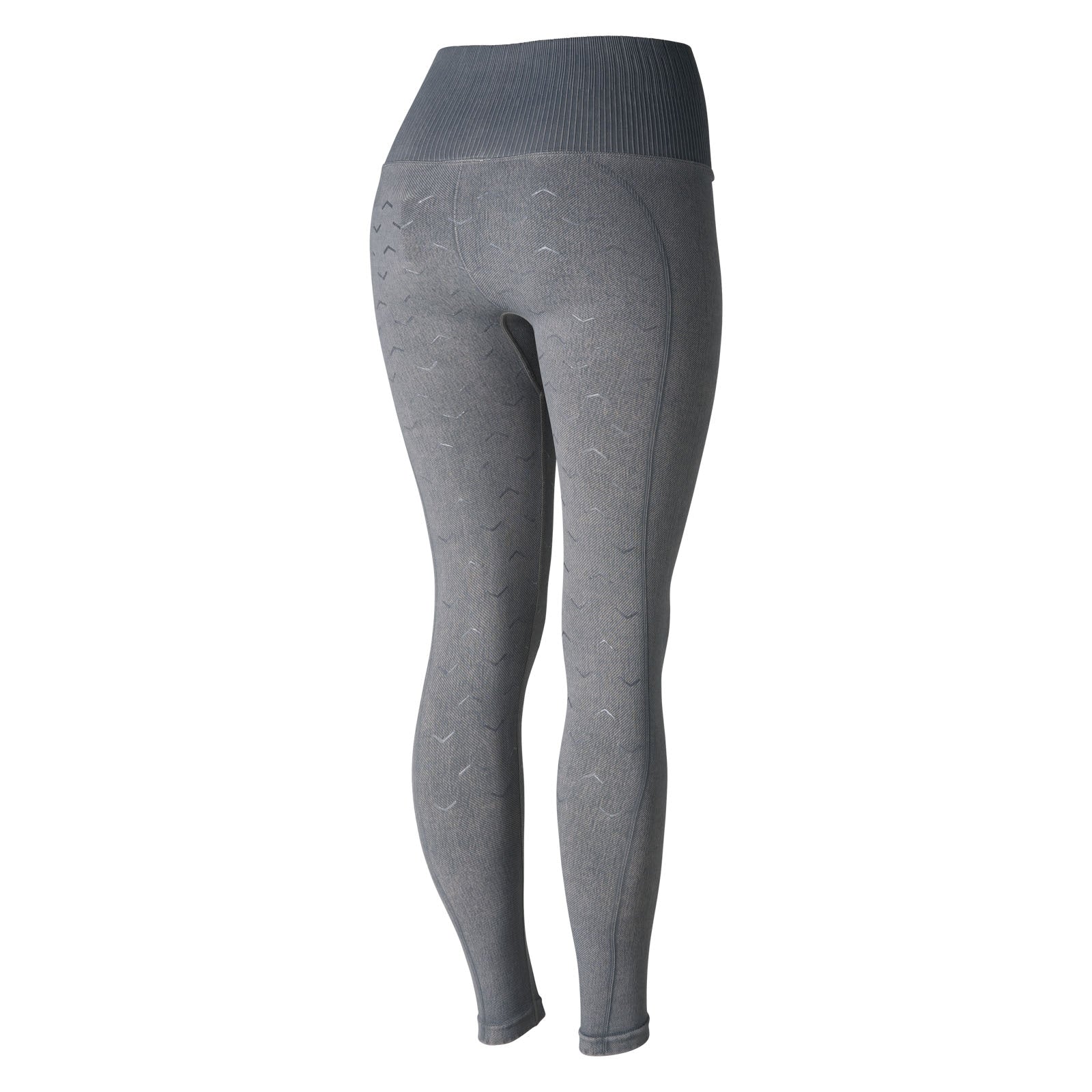 Horze Vanessa sømløse denim-tights med silikonegrip, damemodel Womens Breeches