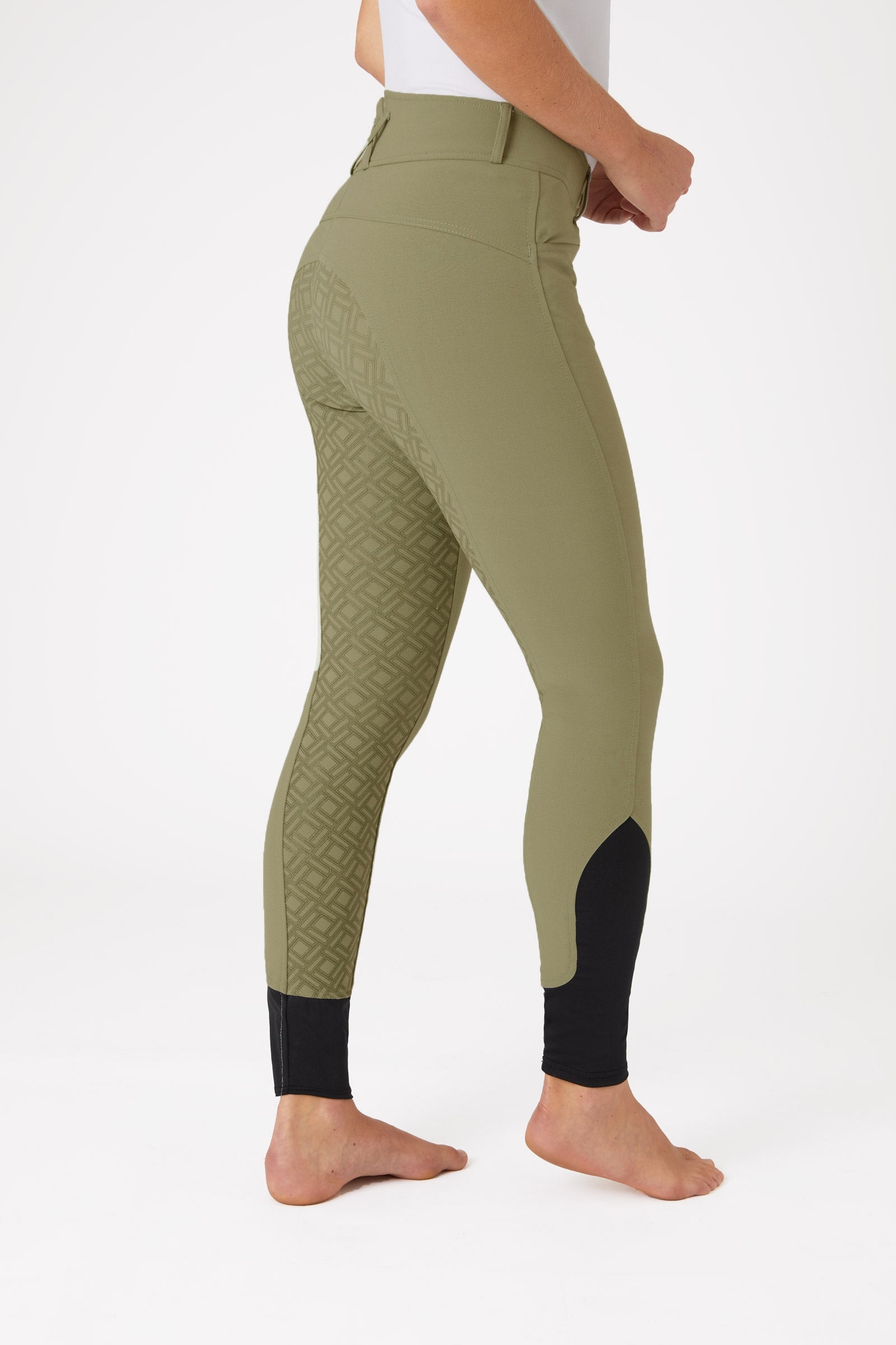 Horze Højtaljede Ridebukser med fuld silikonegrip, damemodel Womens Breeches