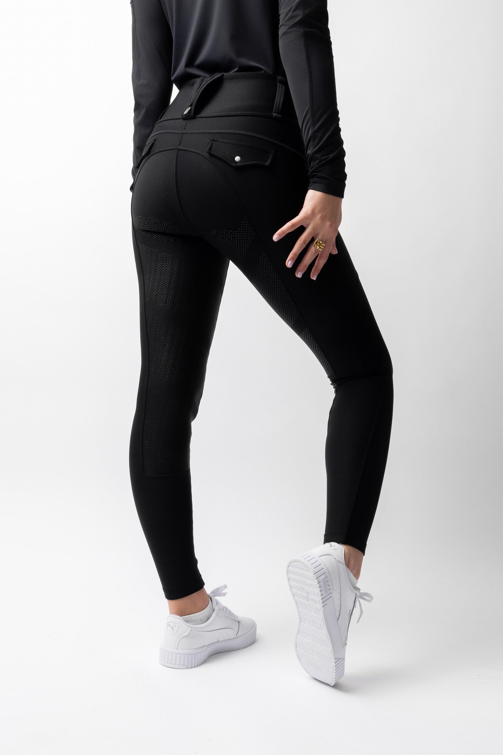 B Vertigo Chiara Ridebukser med fuldt sæde med kompression og hybrid-design Womens Breeches