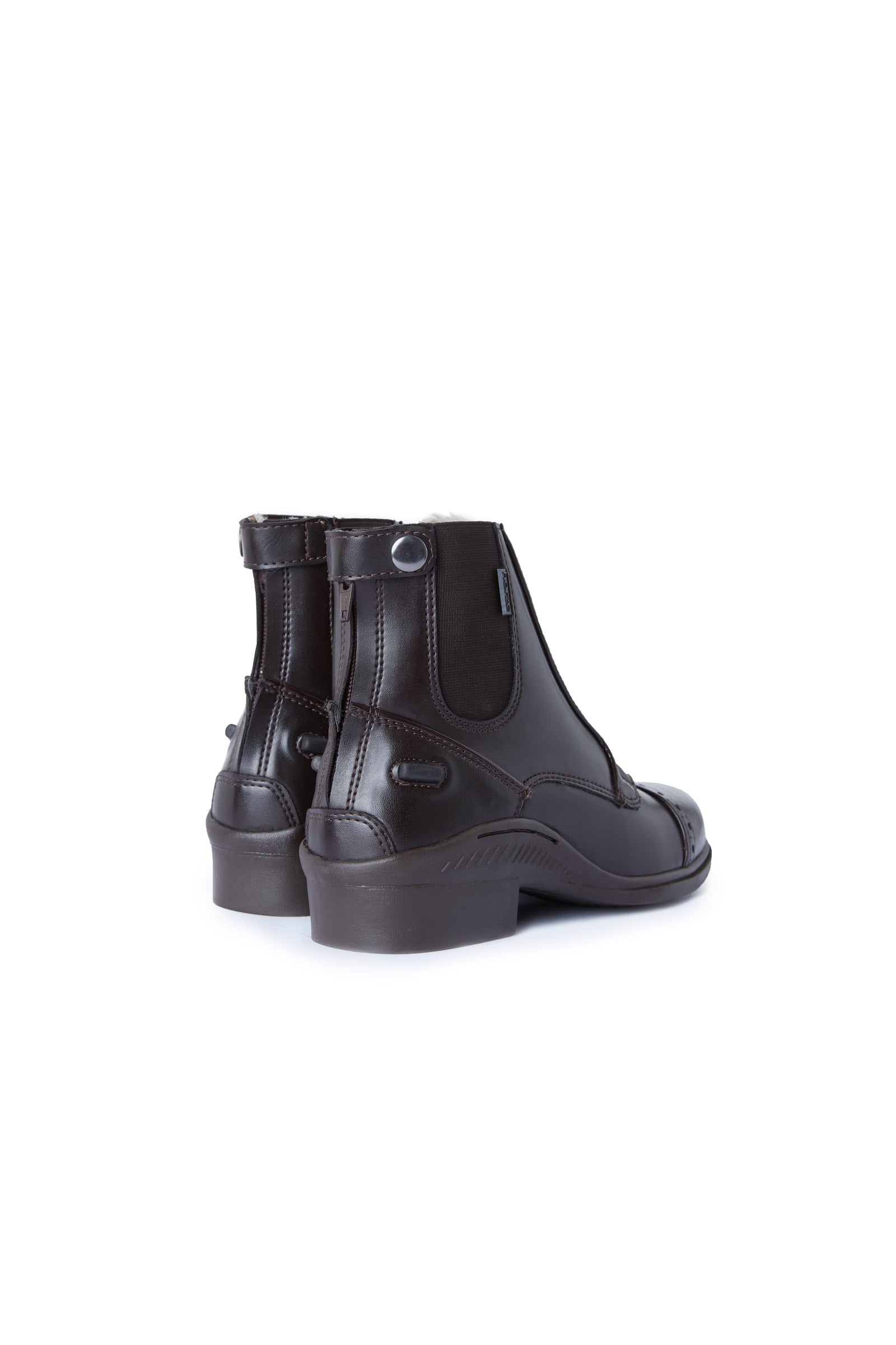 Horze Kilkenny Lux Women's Winter Jodhpur Boots with Brogue Detail Riding Boots & Riding Shoes