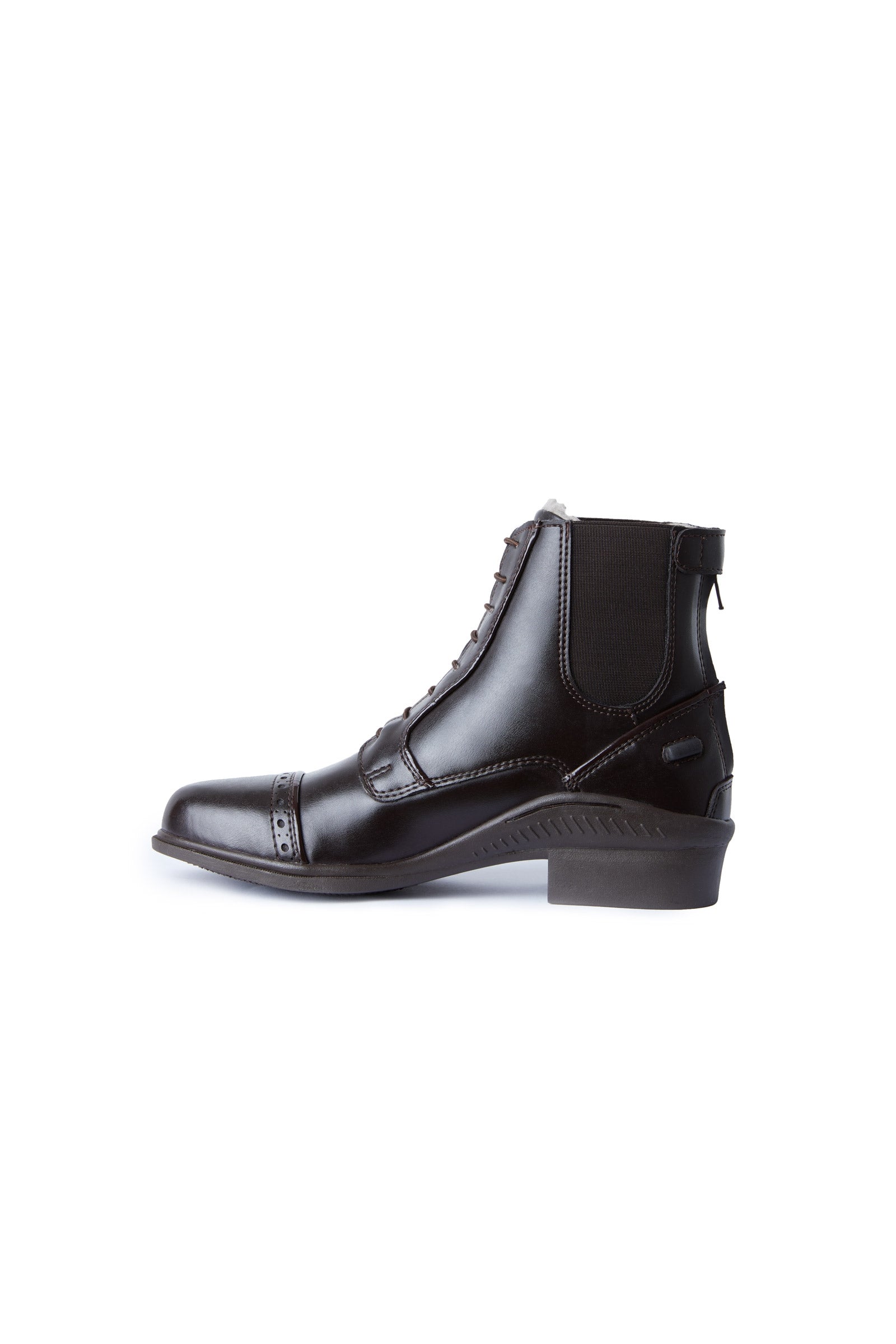 Horze Kilkenny Lux Women's Winter Jodhpur Boots with Brogue Detail Riding Boots & Riding Shoes