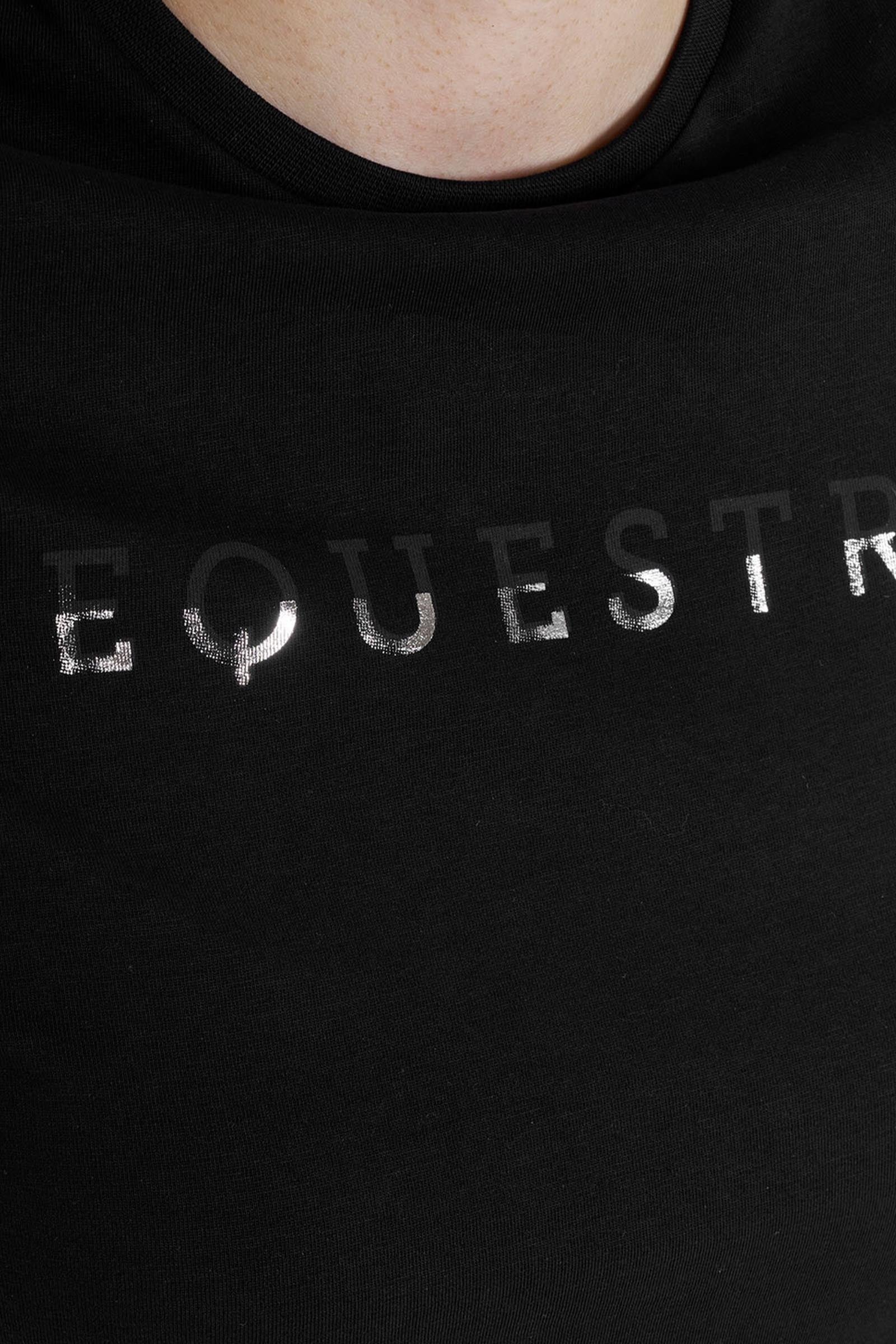 Equestro SS2026 Women's Logo Lamina Cotton T-Shirt Women’s Riding Clothing