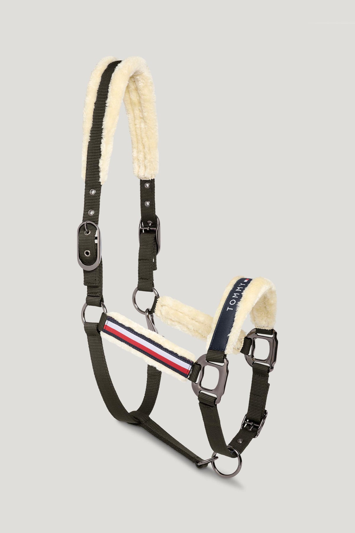 Tommy Hilfiger Equestrian Yale Set Faux Fur Halter Rope Halters & Leads