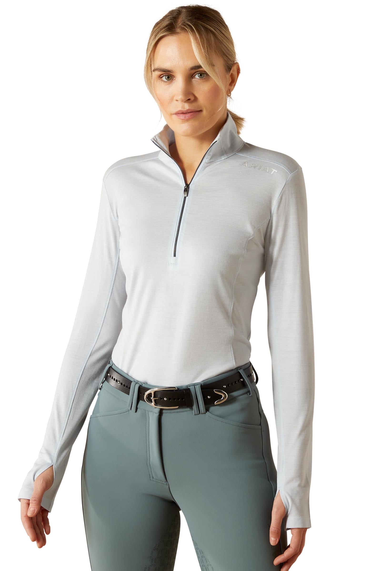 Ariat Cheviot Women´s 1/4 Zip Baselayer Shirt Ridetøj til dame