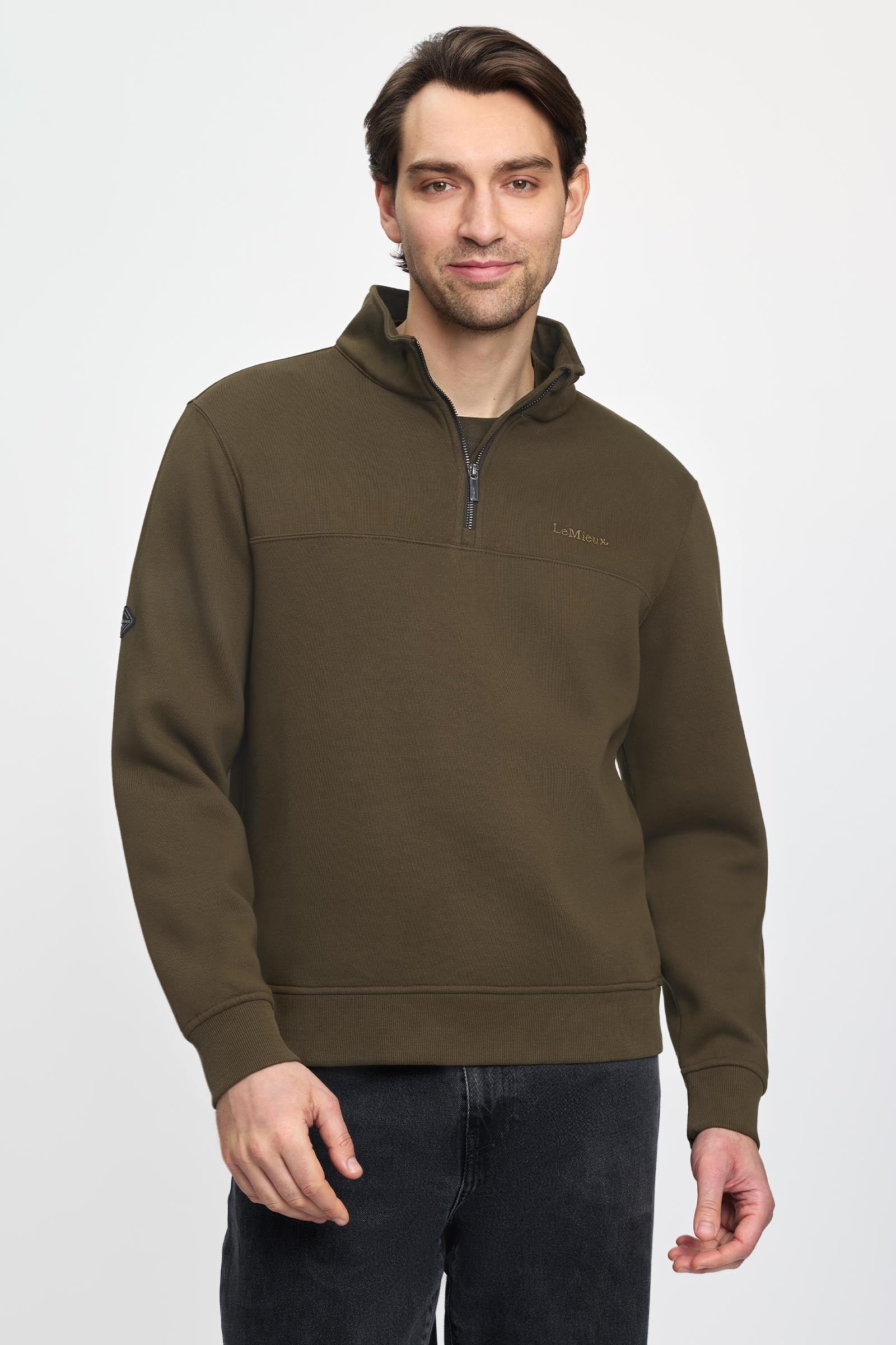 LeMieux Men´s Quarter Neck Sweatshirt Mens Riding Clothing