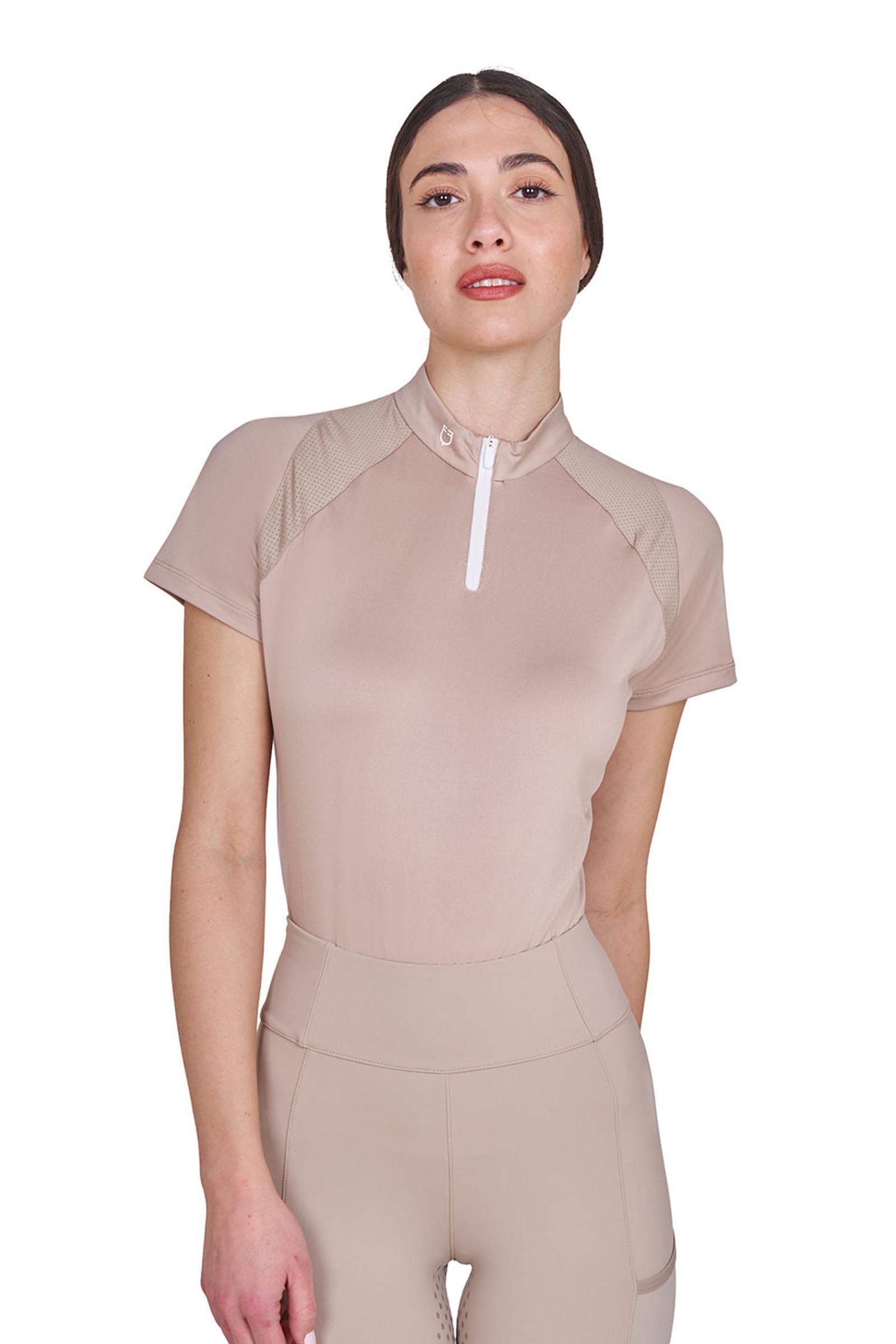 Equestro SS2026 Women's Technical Polo SS Zip Women’s Riding Clothing