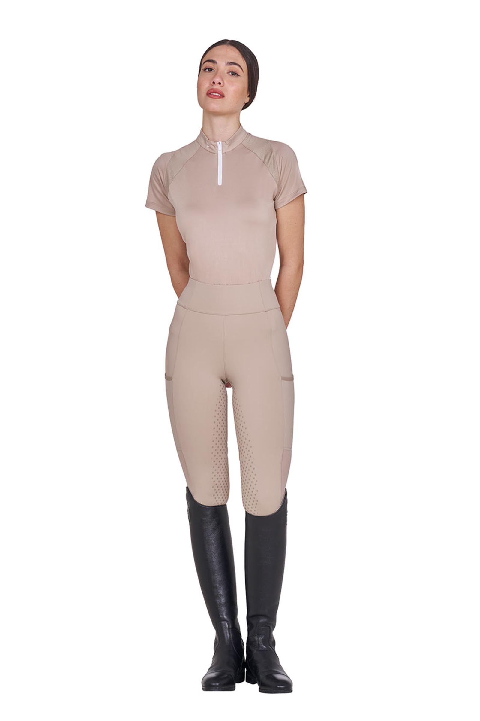 Equestro SS2026 Women's Technical Polo SS Zip Women’s Riding Clothing