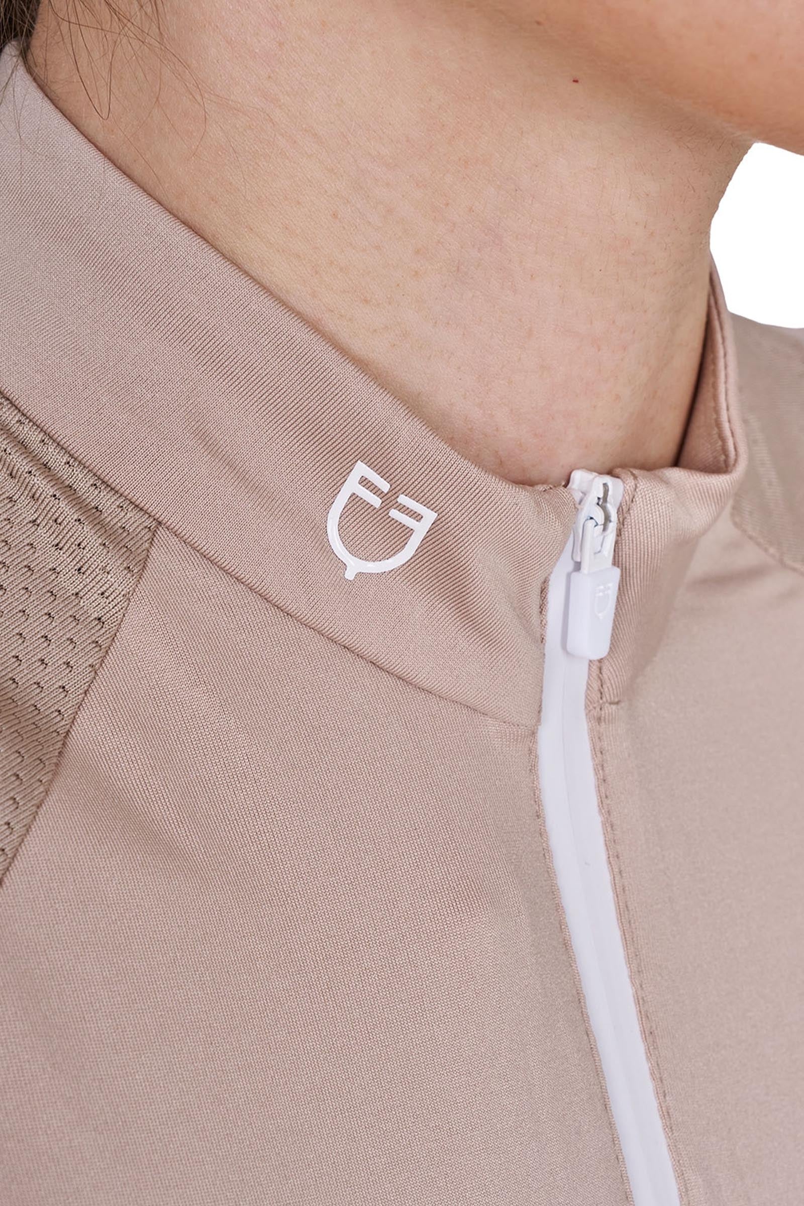 Equestro SS2026 Women's Technical Polo SS Zip Women’s Riding Clothing