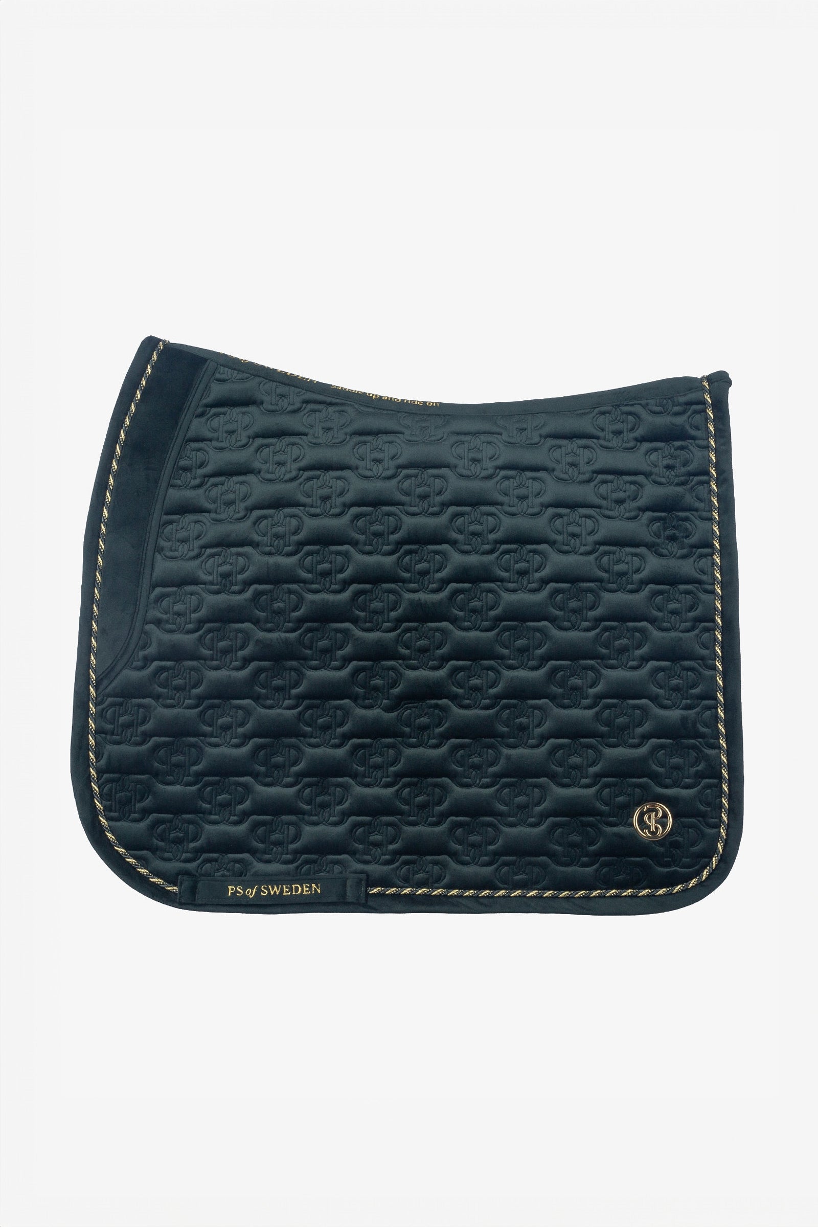 PS of Sweden sadelunderlag Velvet Monogram dressur Sadelunderlag