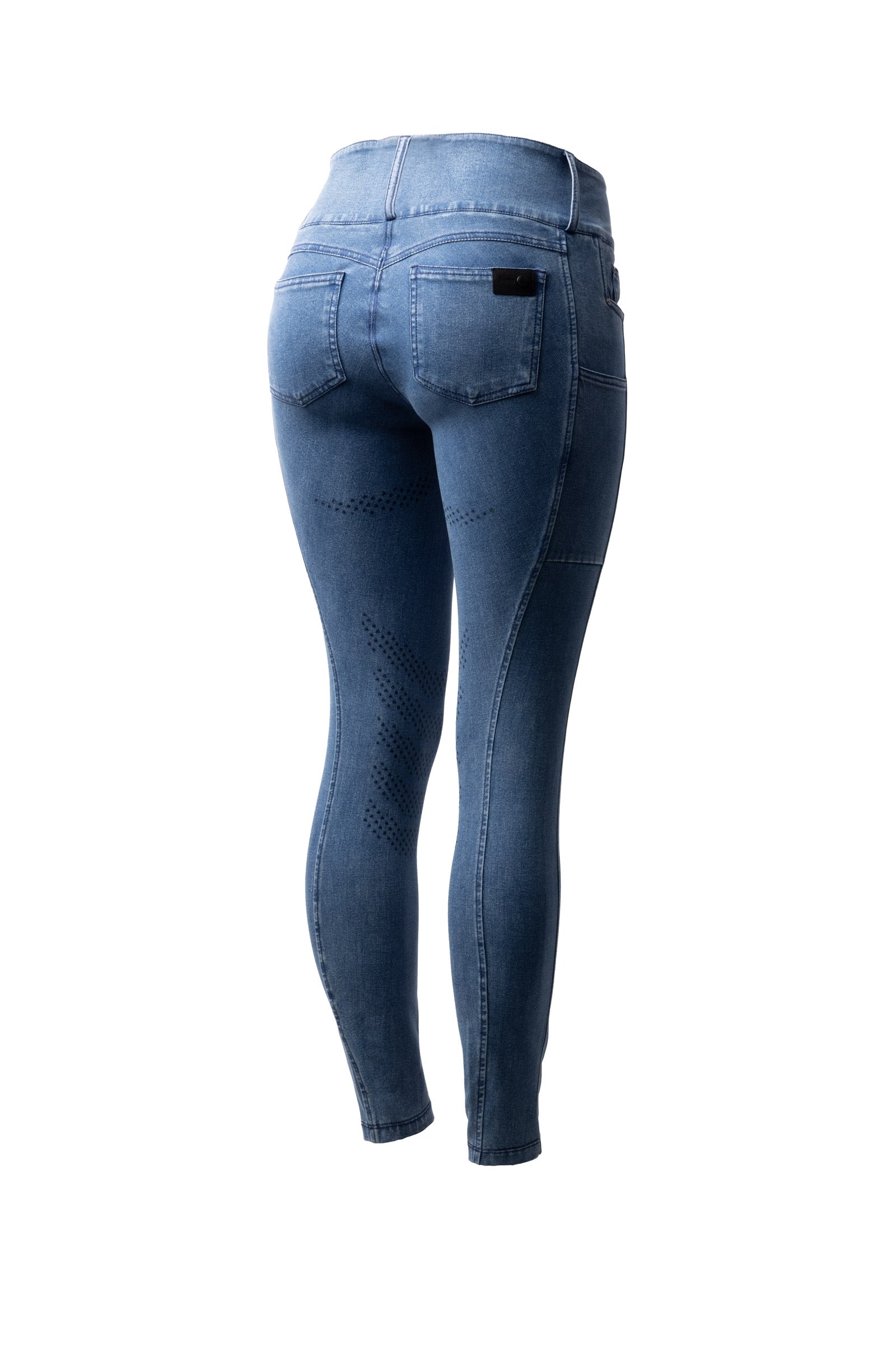 Horze Carolyn Women´s Denim Full Grip Breeches Womens Breeches