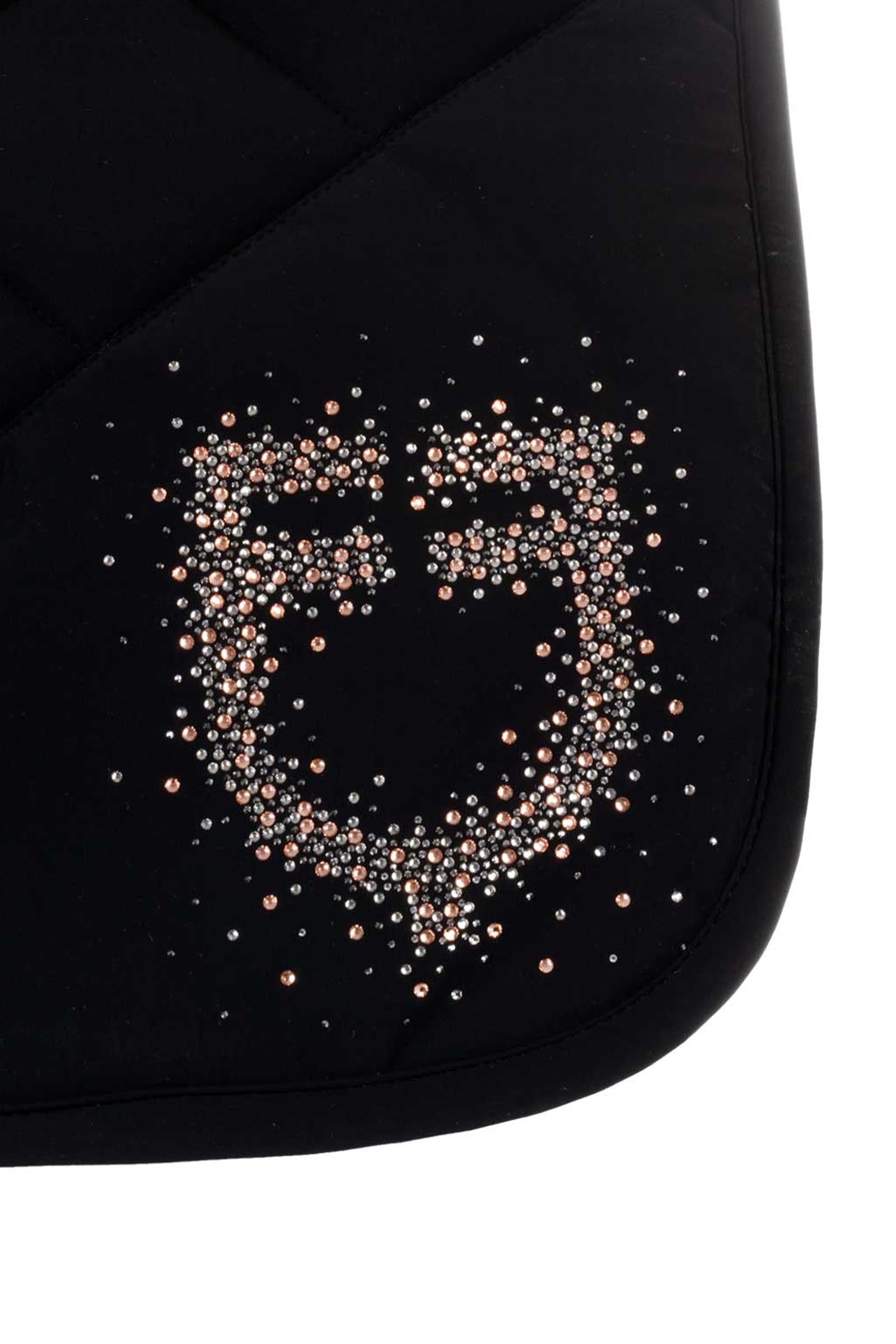 Equestro Jumping Saddle Pad With Rhinestone Logo Saddle Pads