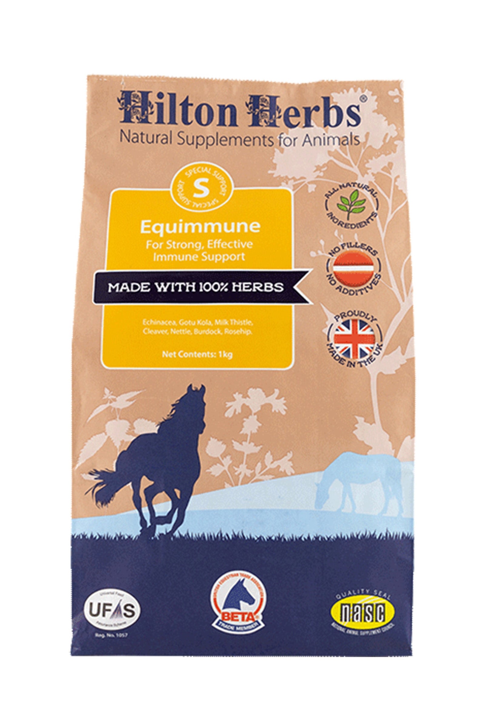 Hilton Herbs Equimmune, 1 kg. Horse Feed & Nutrition
