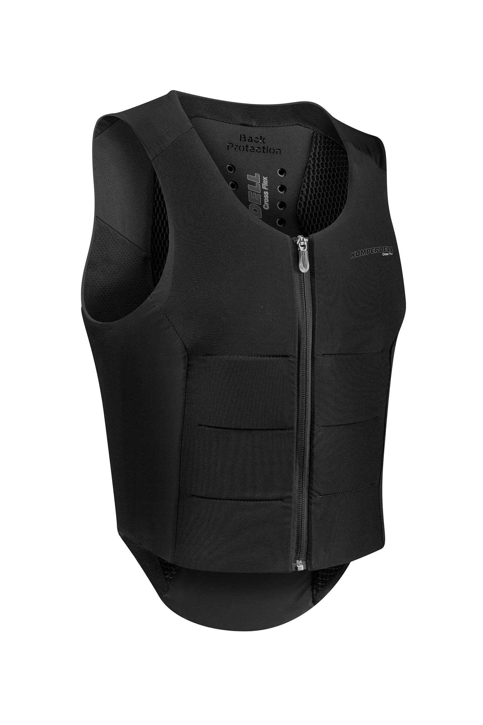 Komperdell FlexFit ballistisk vest med rygbeskytter, normal pasform Ridehjelme & Sikkerhedsveste