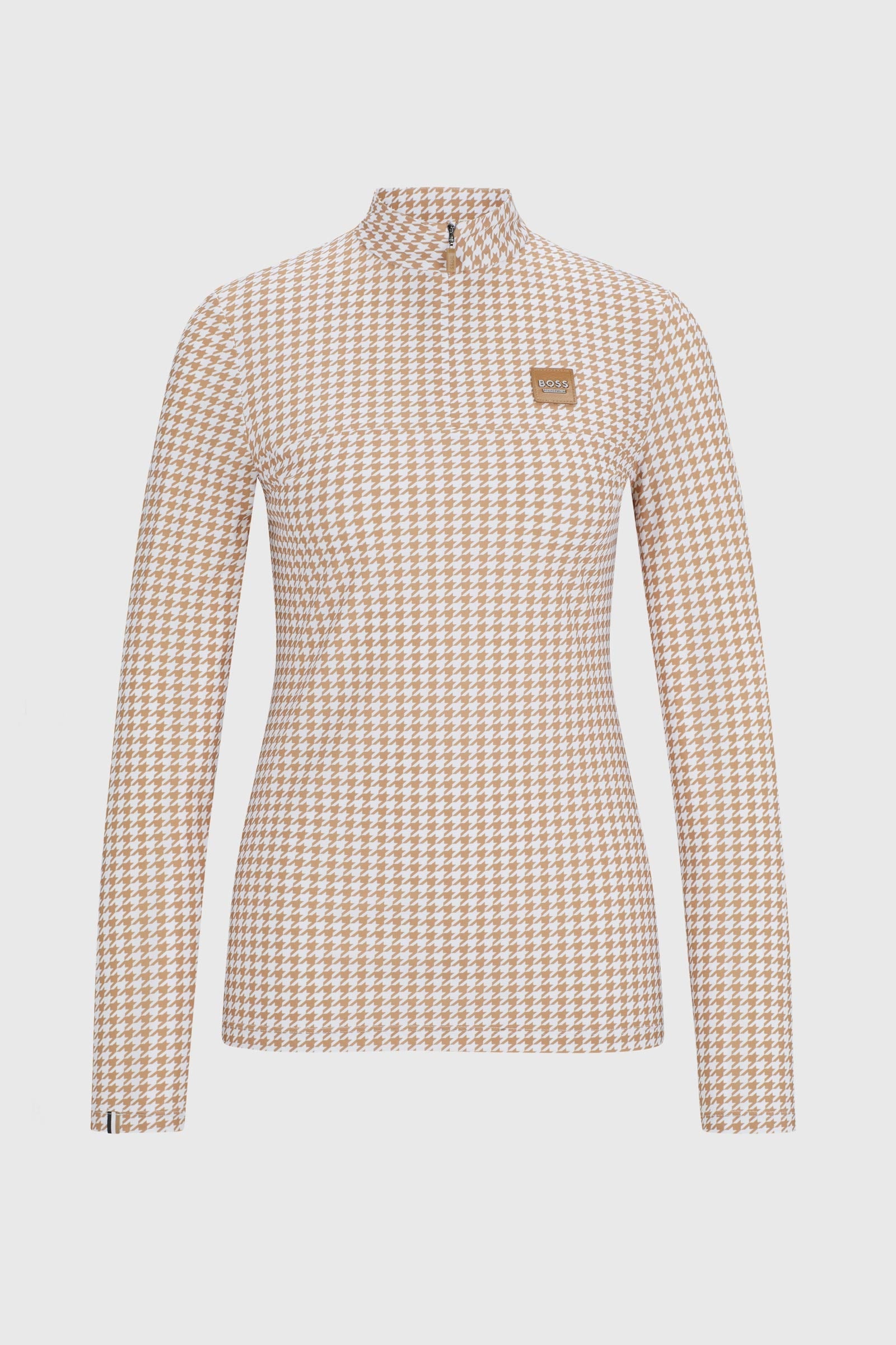 BOSS Equestrian Boss Rachel træningsskjorte Houndstooth Ridetøj til dame