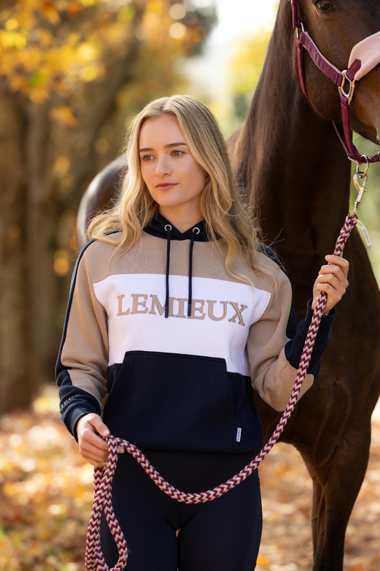 LeMieux Kadie Women´s Colour Block Hoodie Women’s Riding Clothing