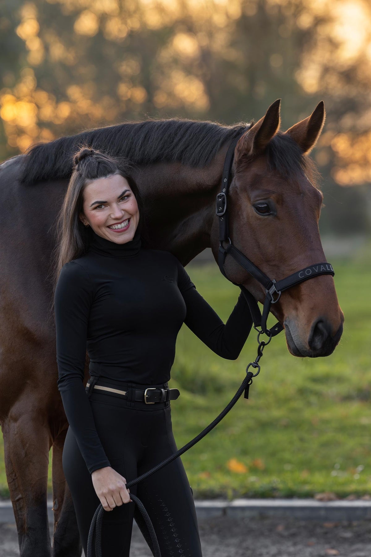 Covalliero FW26 Womens Active Turtleneck Shirt Women’s Riding Clothing