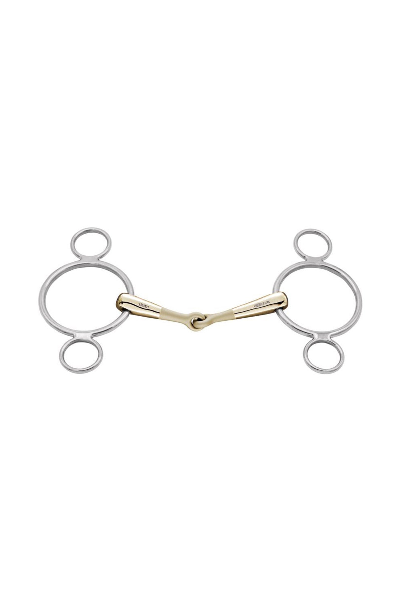 Sprenger Turnado 3-ringsbid, enkelt brudt, 16 mm, Sensogan Bid