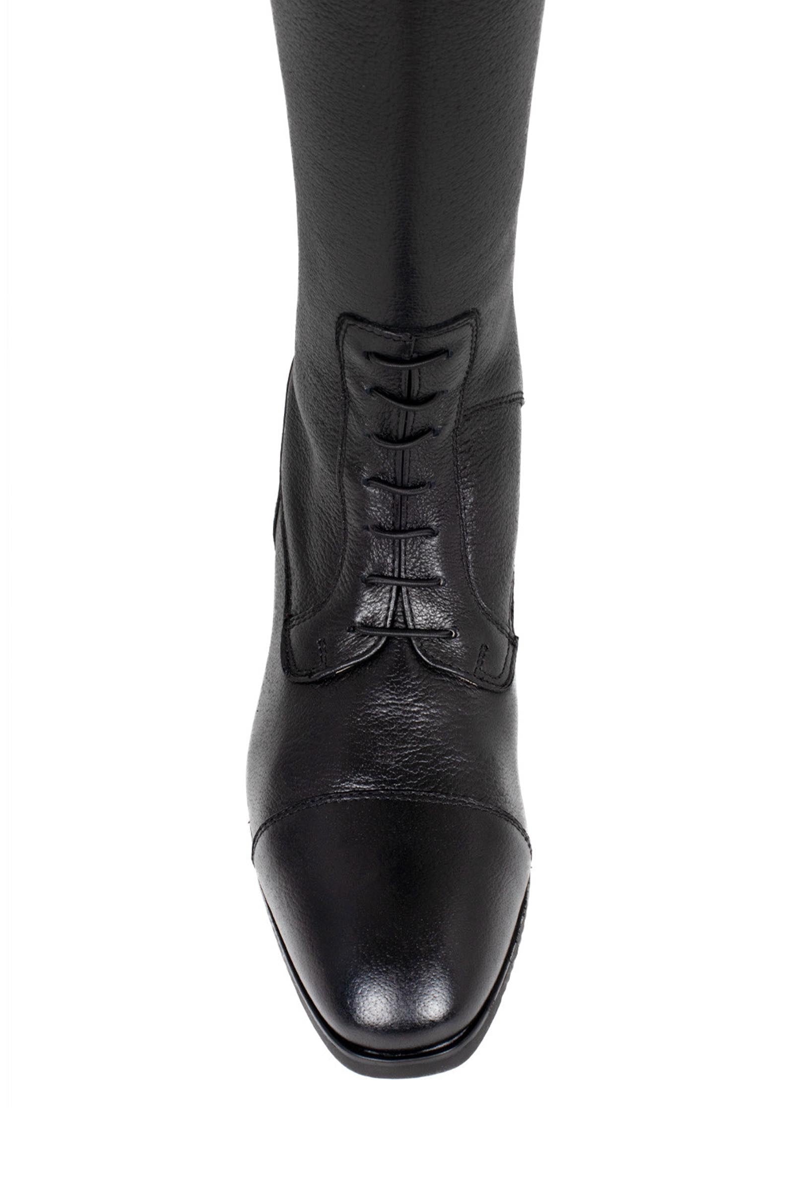 Equestro Unisex Calfskin Boots With Front Laces Riding Boots & Riding Shoes