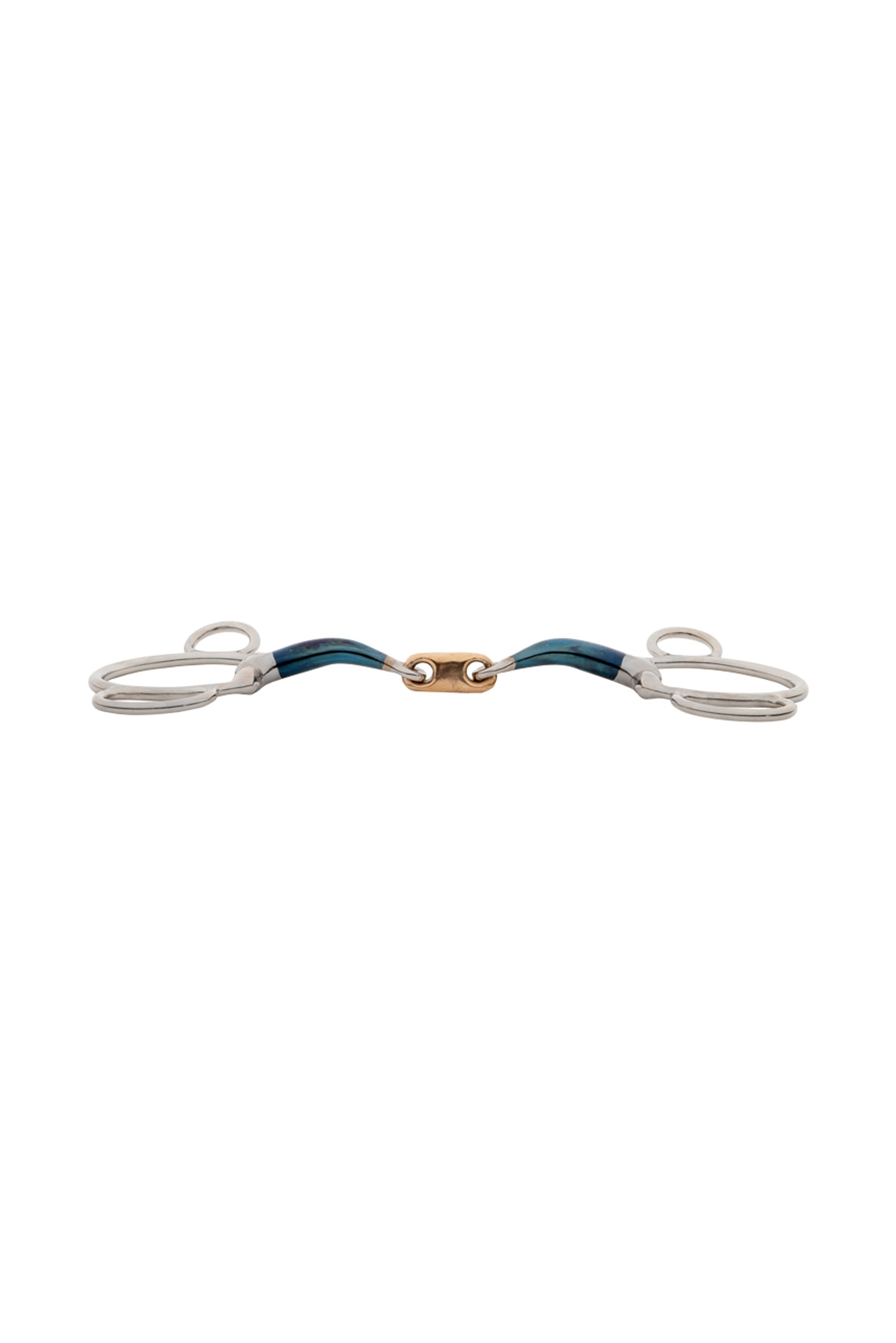 Kavalkade Ergonomic 3-Ring Bit Double Jointed, Lock Up, 14 mm Horse Bits
