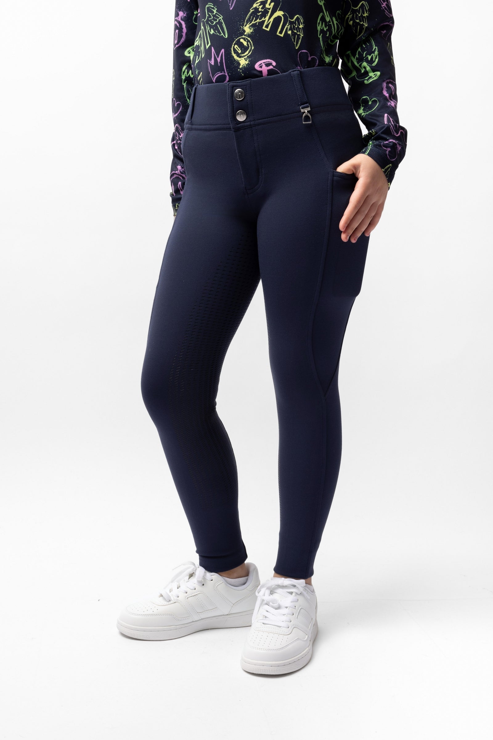 Horze Mira Kids´ Full Grip Breeches Kids Apparel