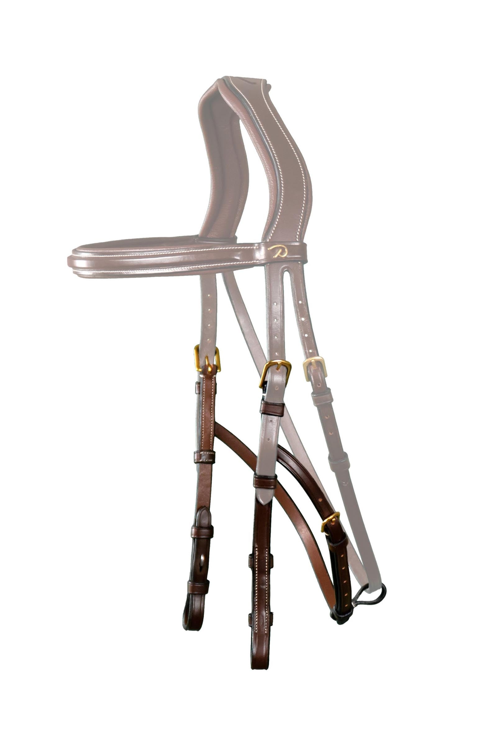 Dy'on D-Collection Hackamore Cheek Pieces Bridles & Reins