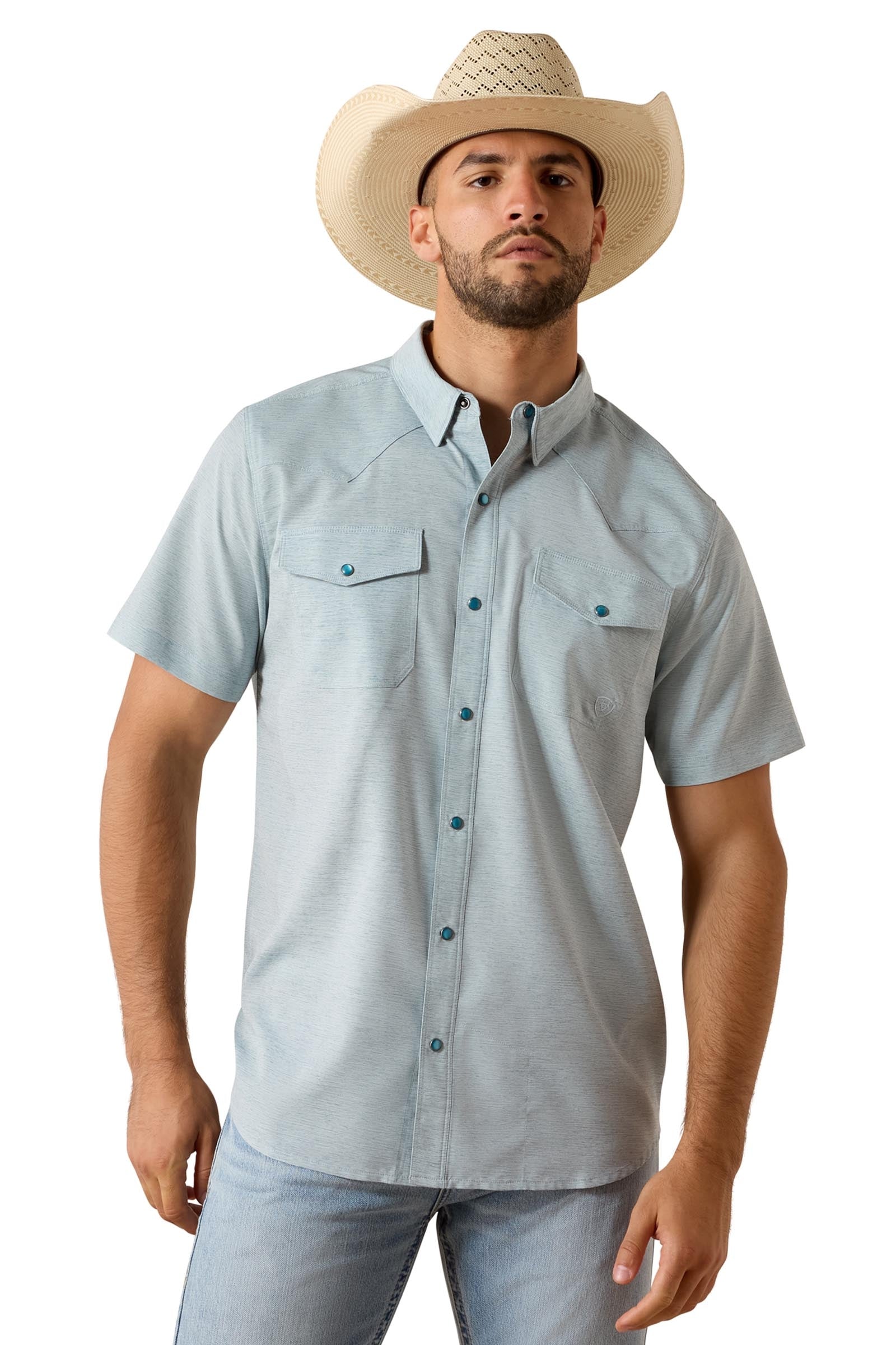 Ariat Men's VentTEK Western Fitted Shirt Ridetøj til herrer