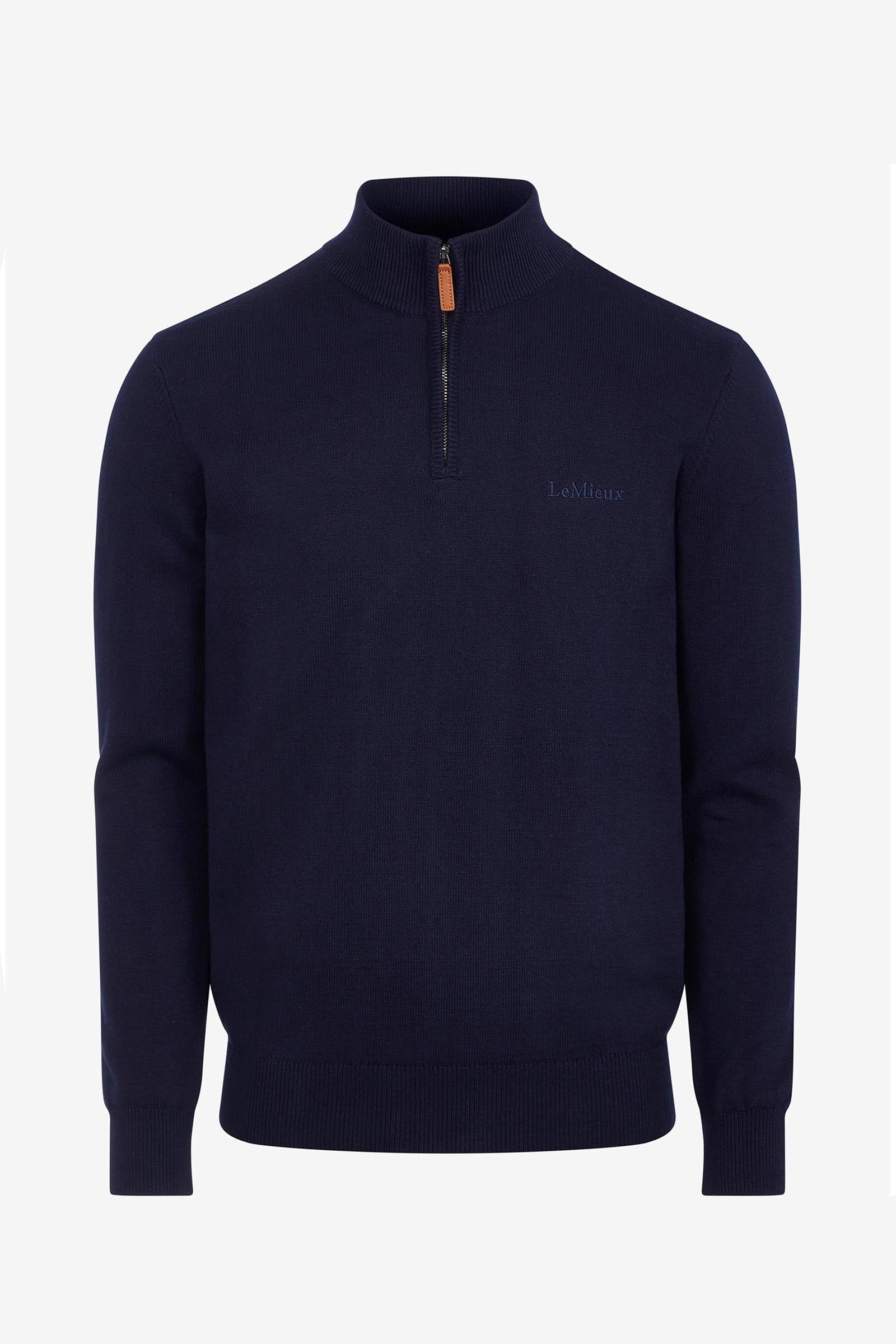 LeMieux Men´s Quarter Zip Knit Sweater Mens Riding Clothing