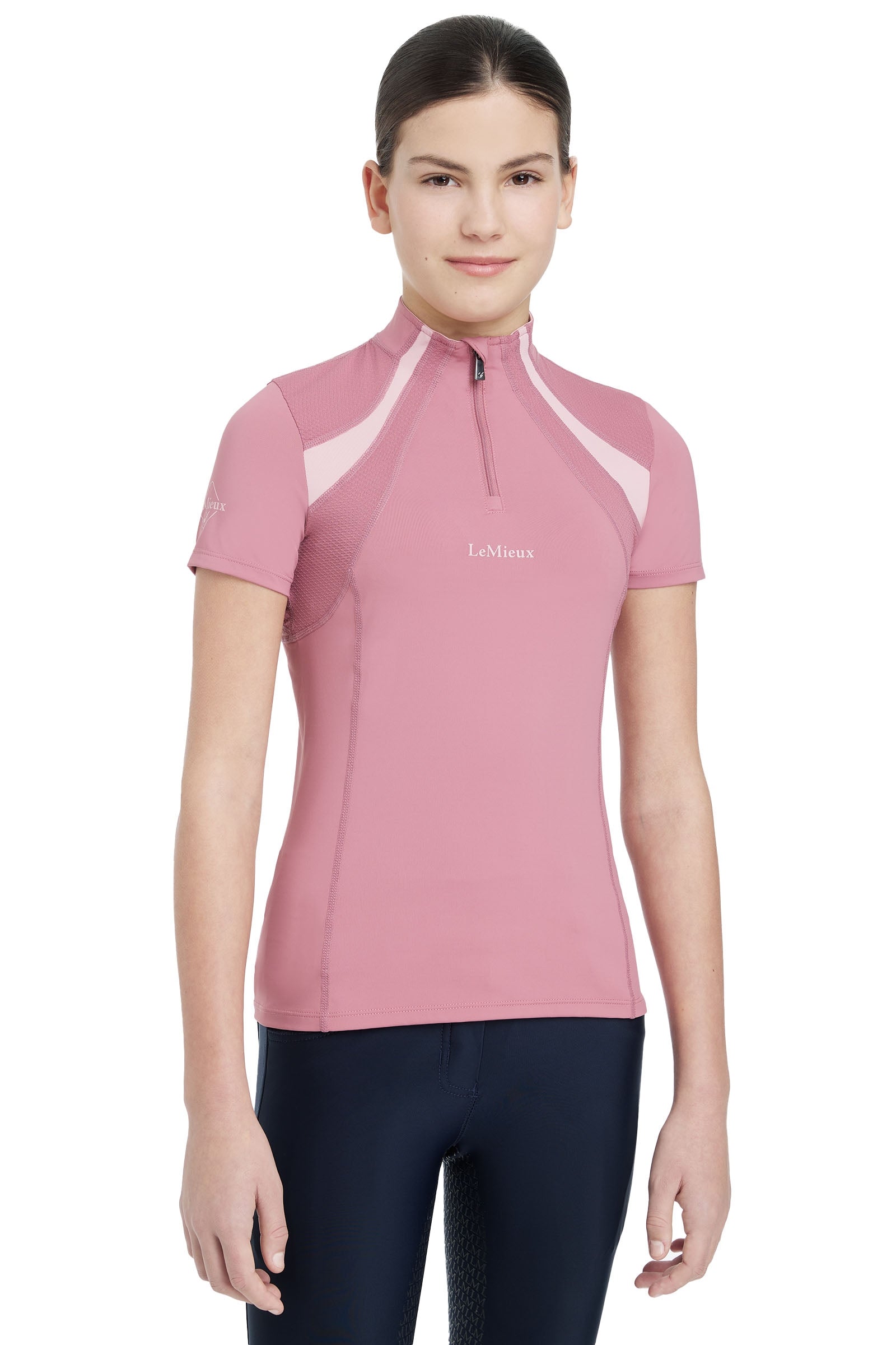 LeMieux Young Rider Short Sleeve Mia Mesh Base Layer Kids Apparel