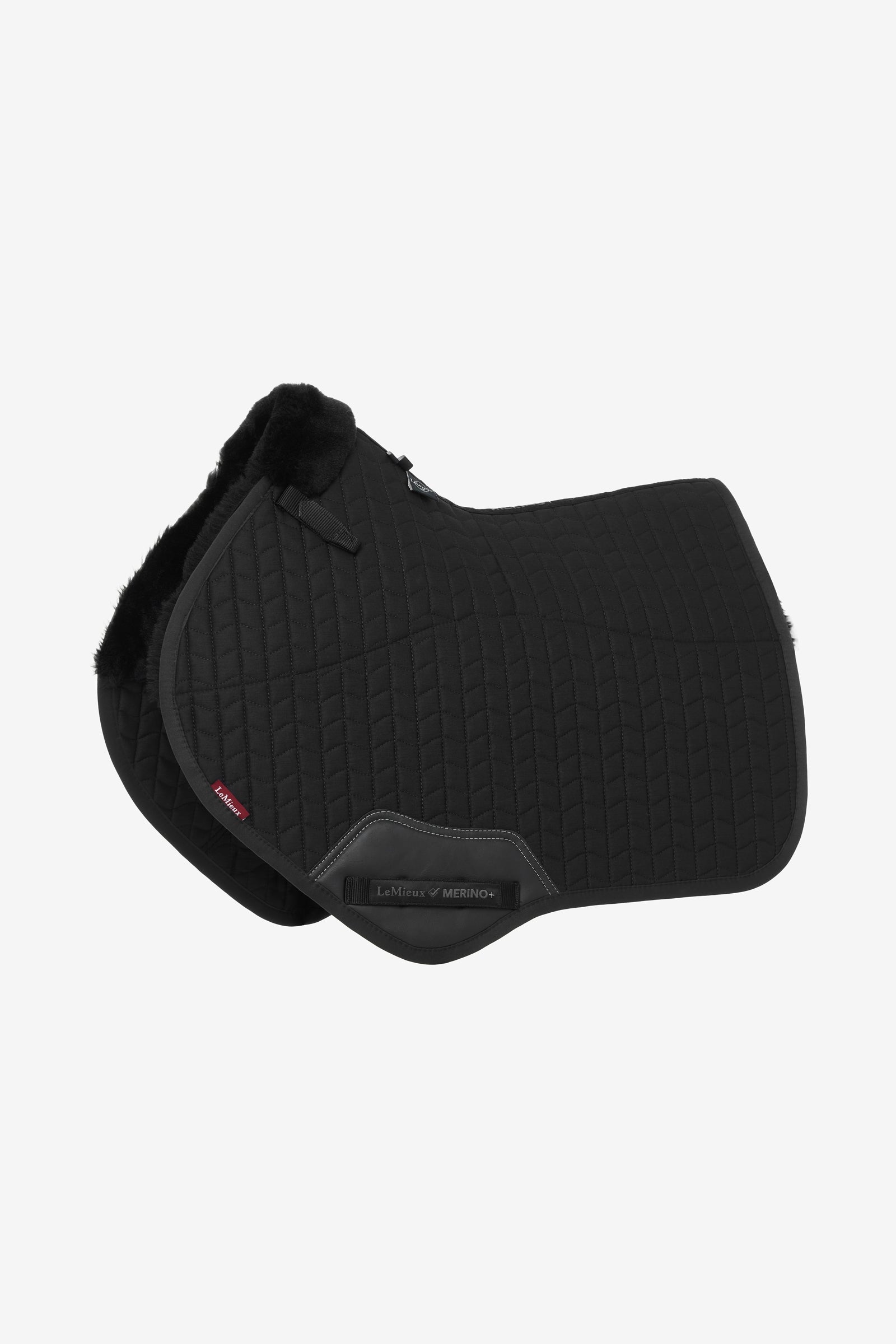LeMieux Merino+ Pude Close Contact, halvforet Sadelunderlag