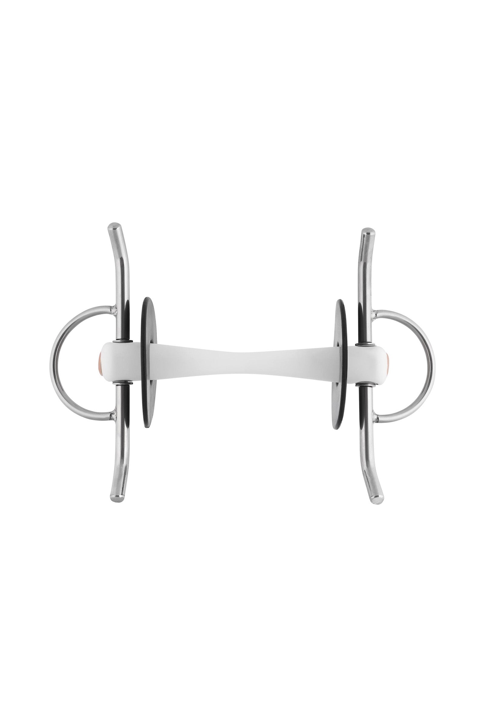 Sprenger Nathe Full Cheek Snaffle Bit, Flex. Mullen Mouth 20mm, Thermoplastic Horse Bits