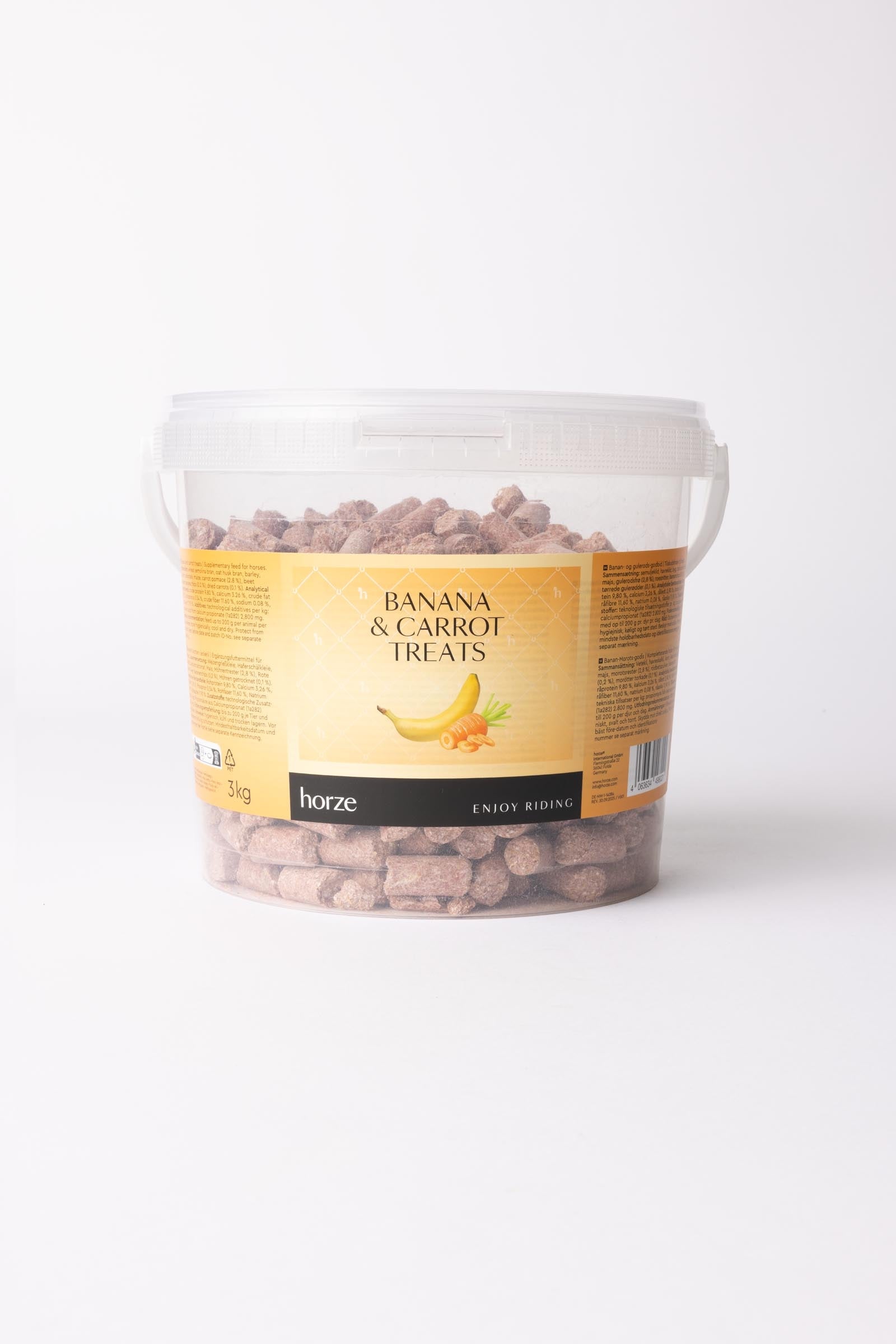 Horze Godbidder Banan & Gulerod, 3 kg Horse Feed & Nutrition