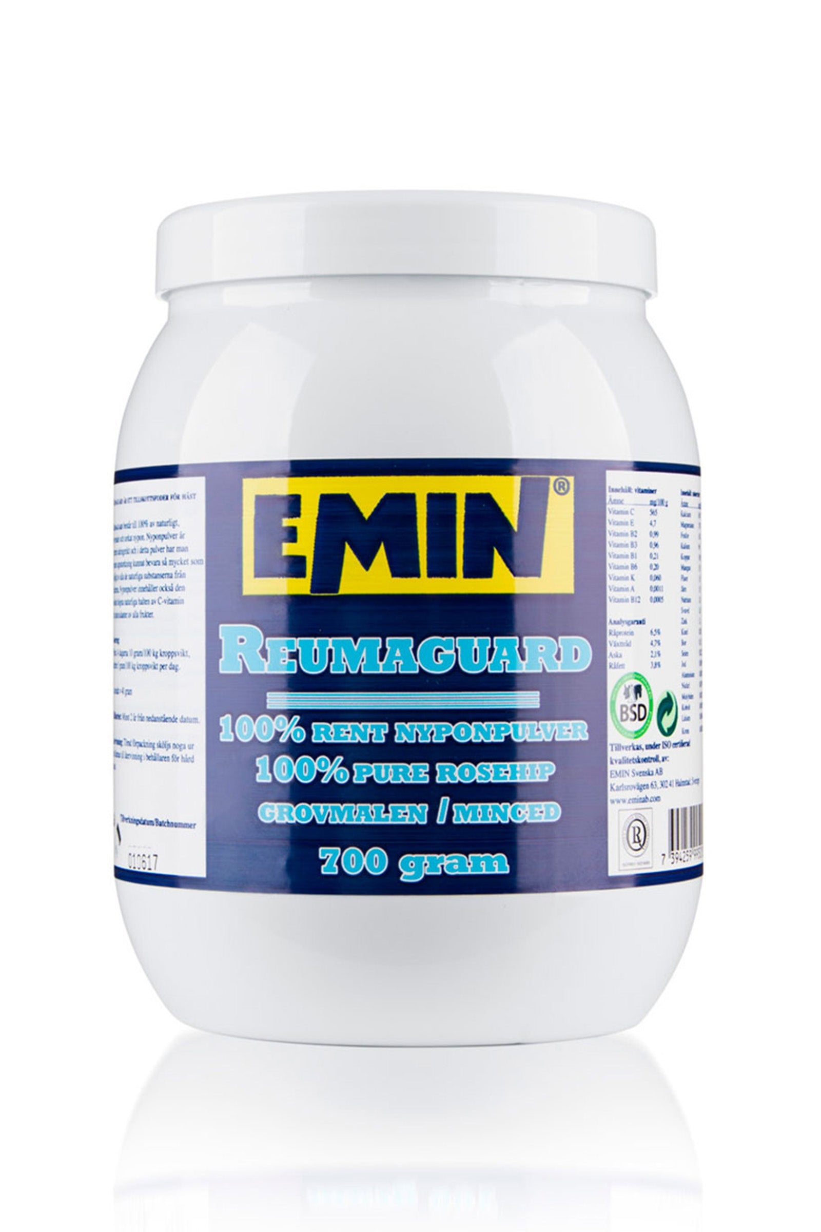 Emin Reumaguard Hybenpulver, 700 g Horse Feed & Nutrition
