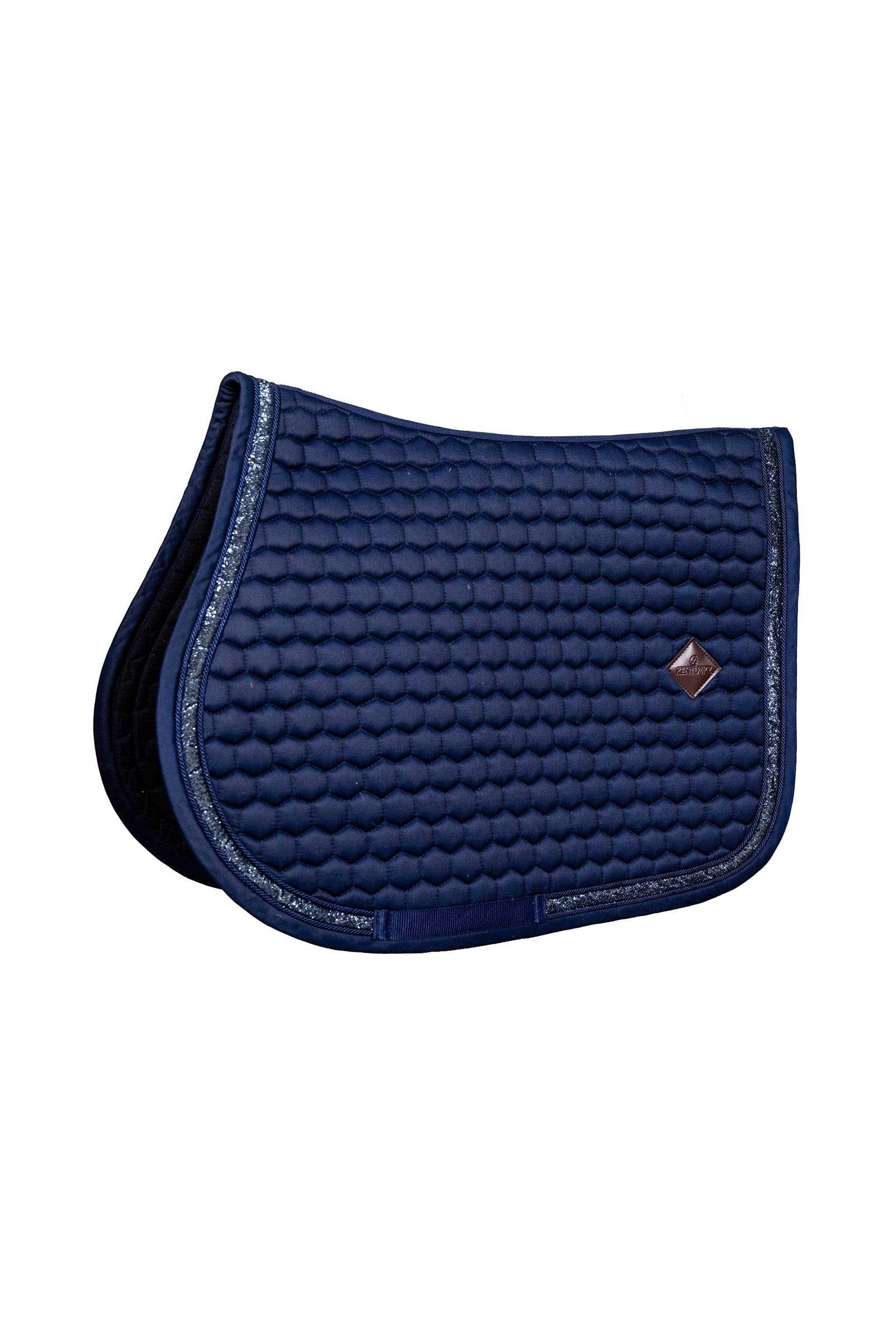 Kentucky Horsewear springunderlag med glitterkant Sadelunderlag