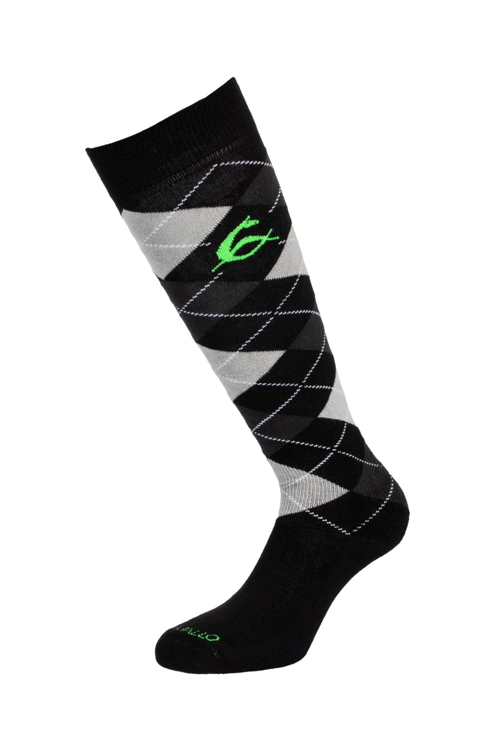 Acavallo Diamond Pattern Cotton Socks Sokker