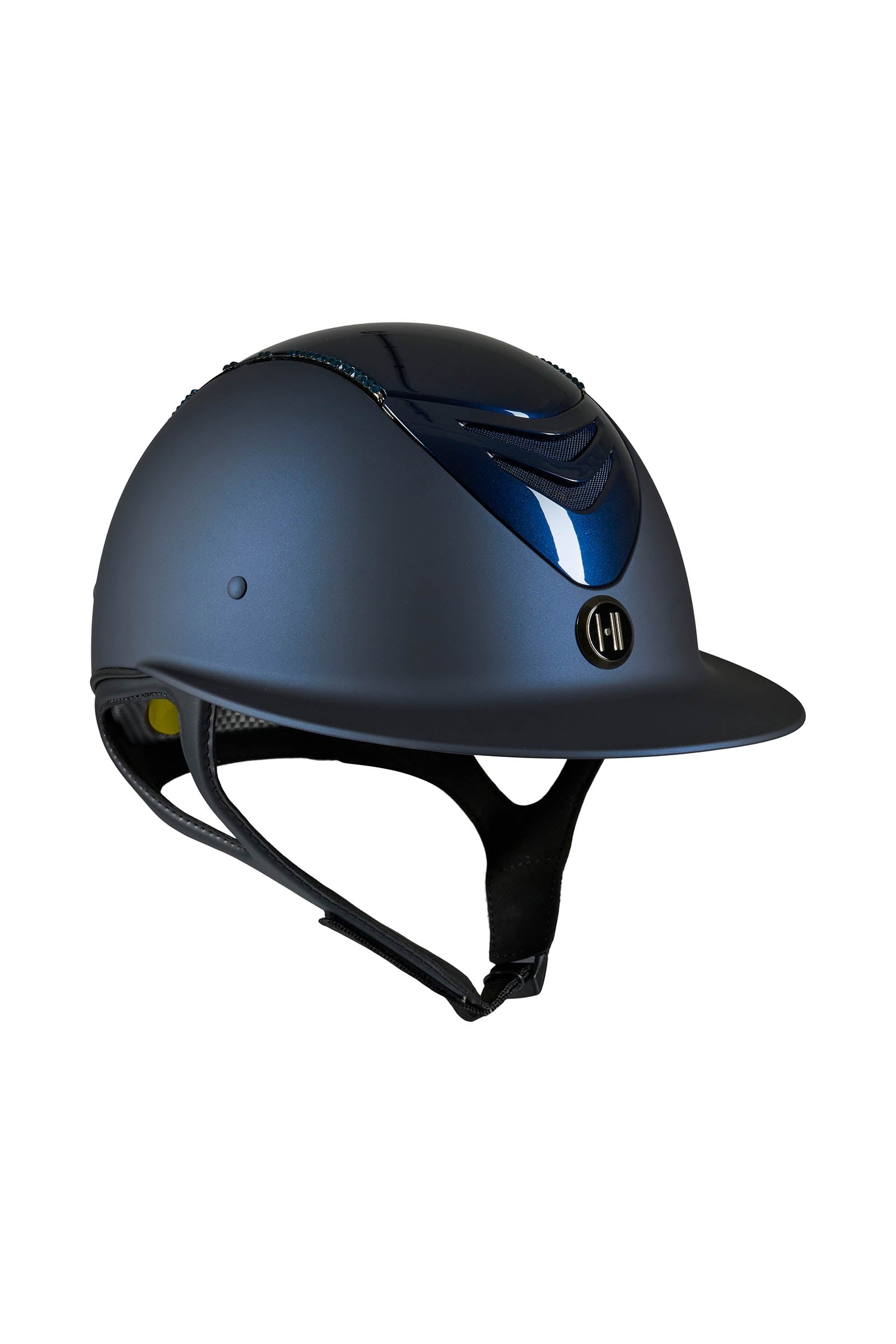 OneK Mips Avancé Matt Glossy Top Swarovski Riding Helmet Ridehjelme & Sikkerhedsveste