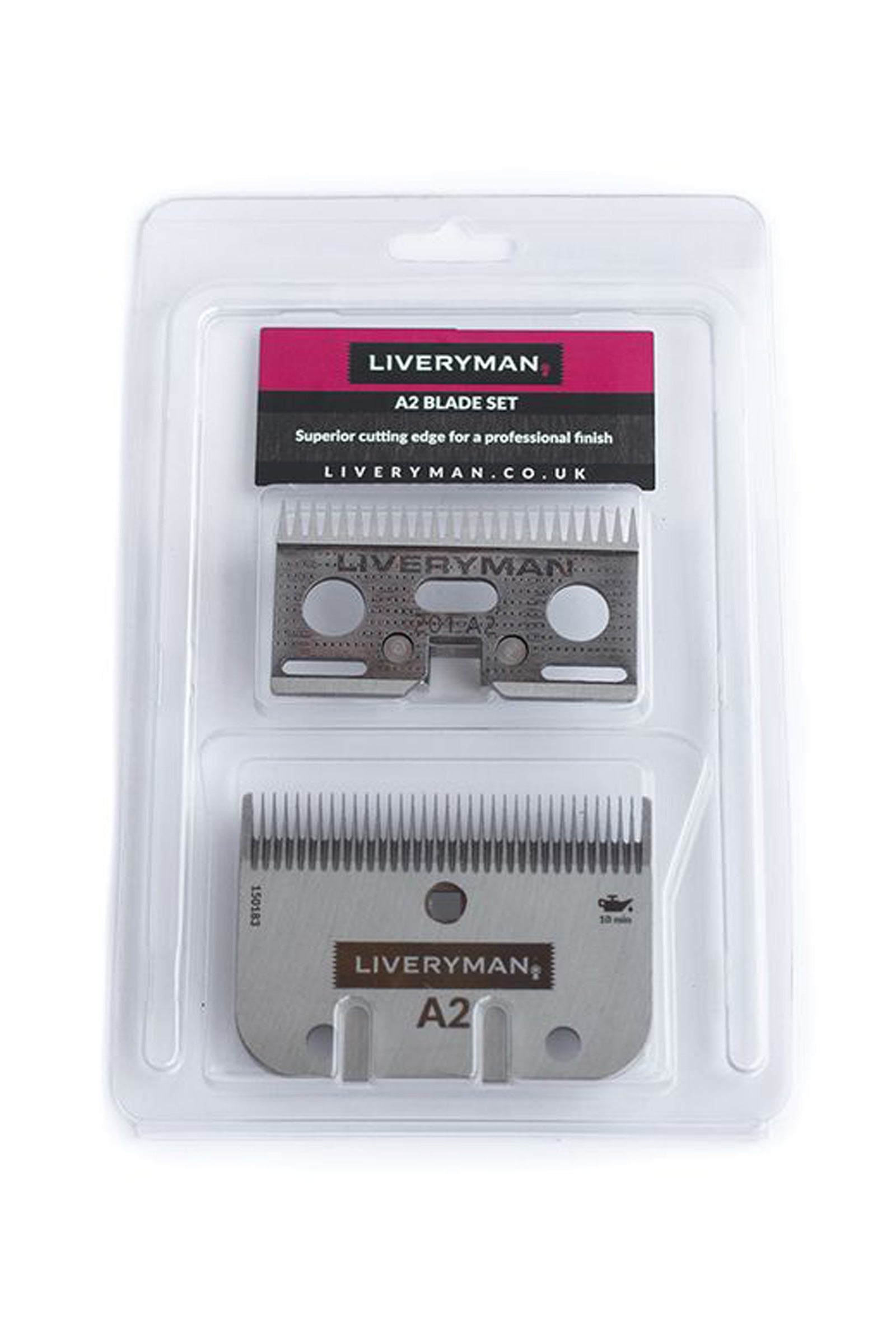 Liveryman A2 Blade Set Cutter & Comb, 2.4 mm Klipning & Trimning