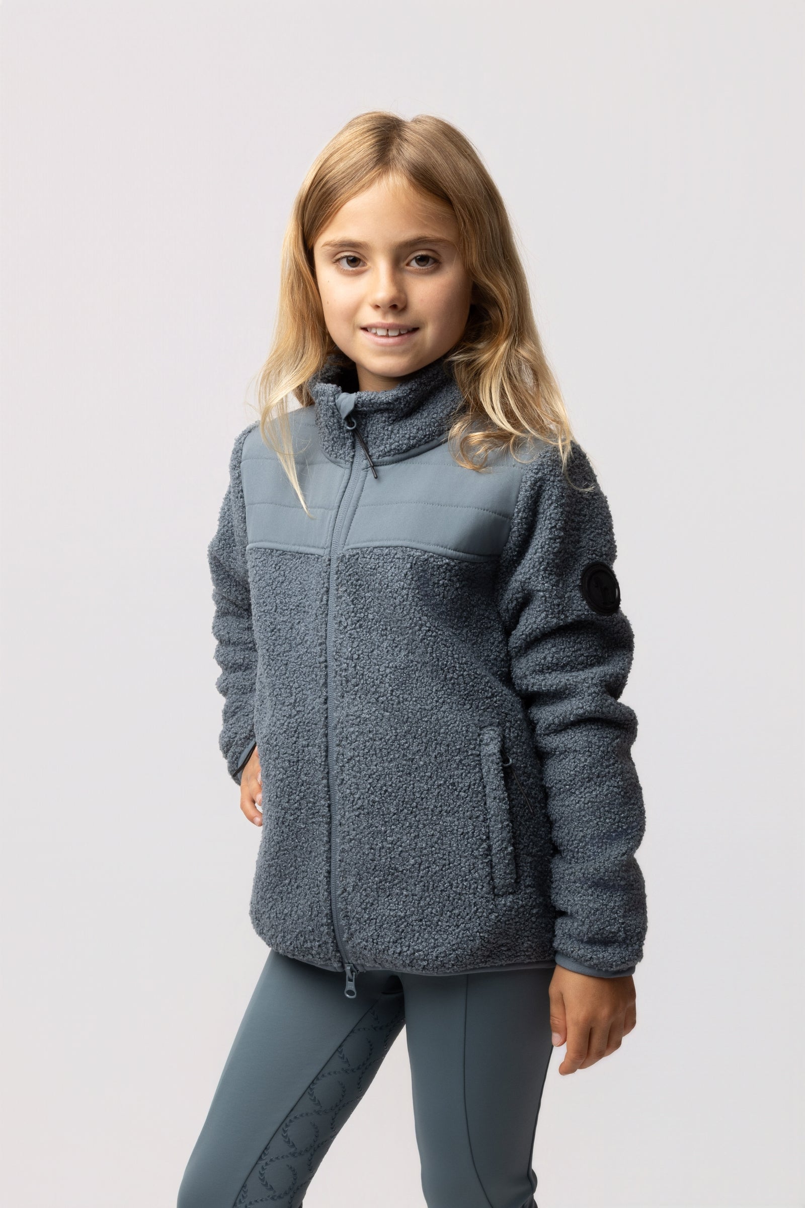 Horze Misha Børns hybrid fleece jakke Ridetøj til børn