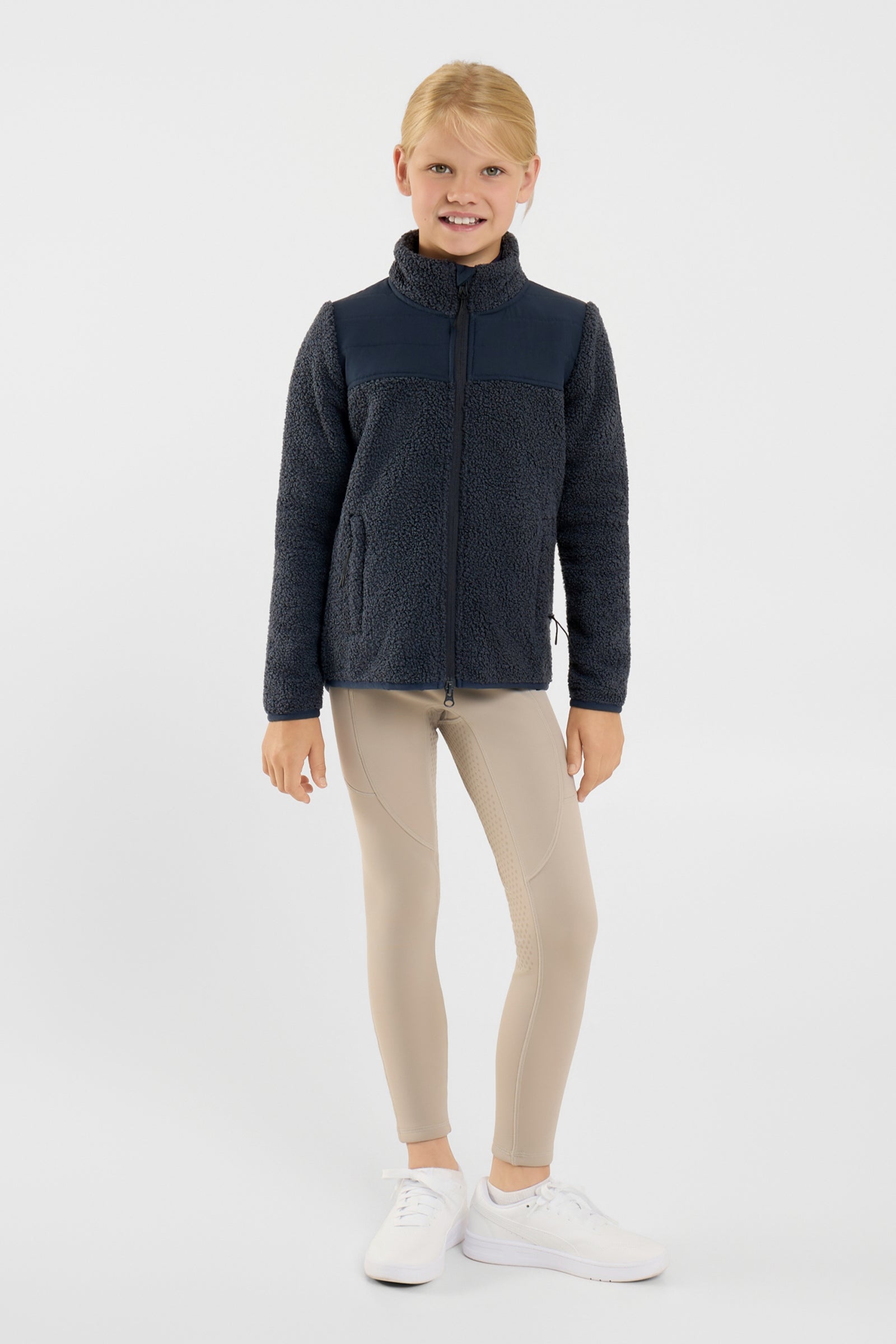 Horze Misha Kids´ Hybrid Fleece Jacket Kids Apparel