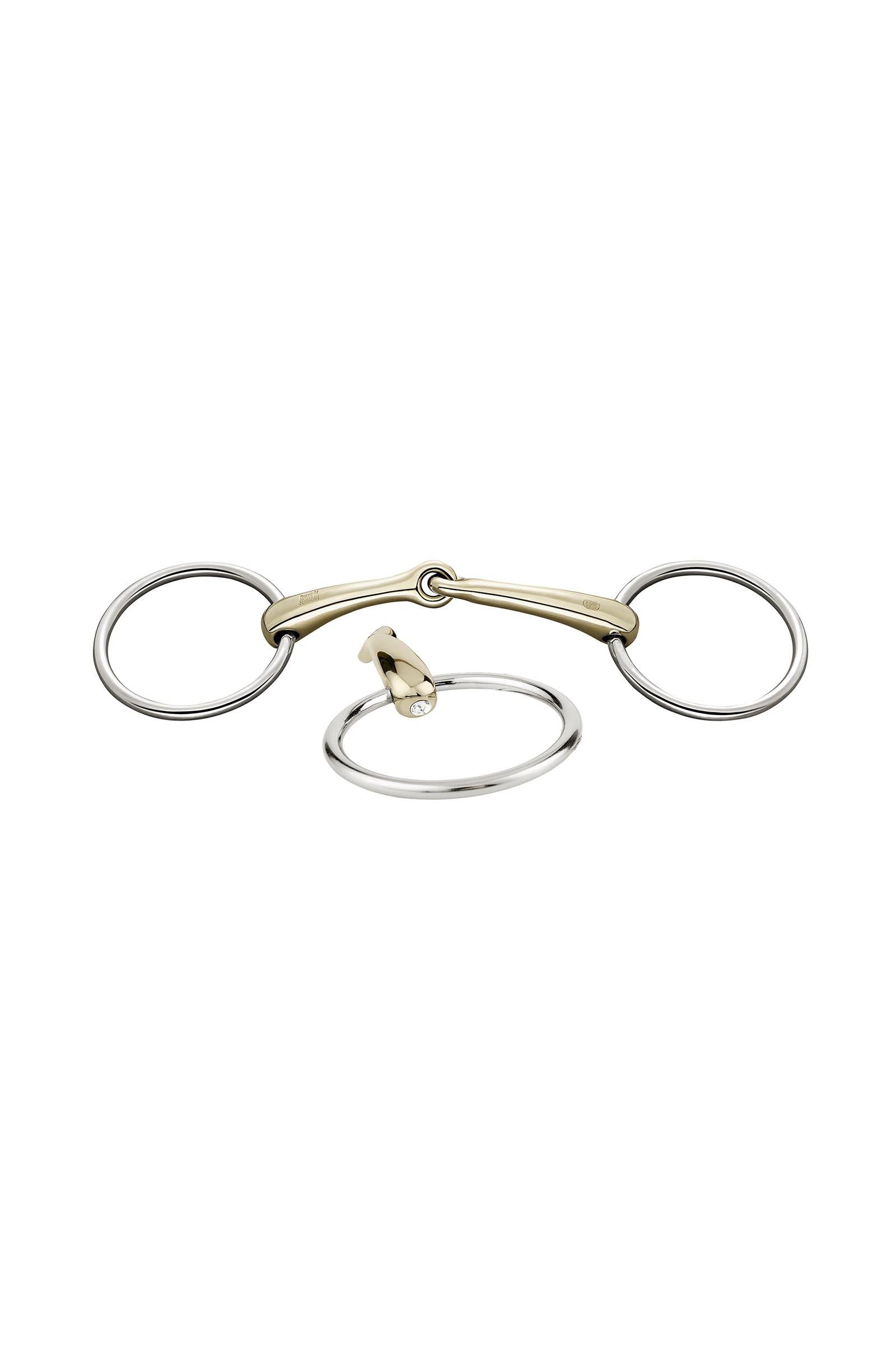 Sprenger Dynamic RS ringbid, enkelt brudt, 16 mm, Sensogan, med krystaller Bid