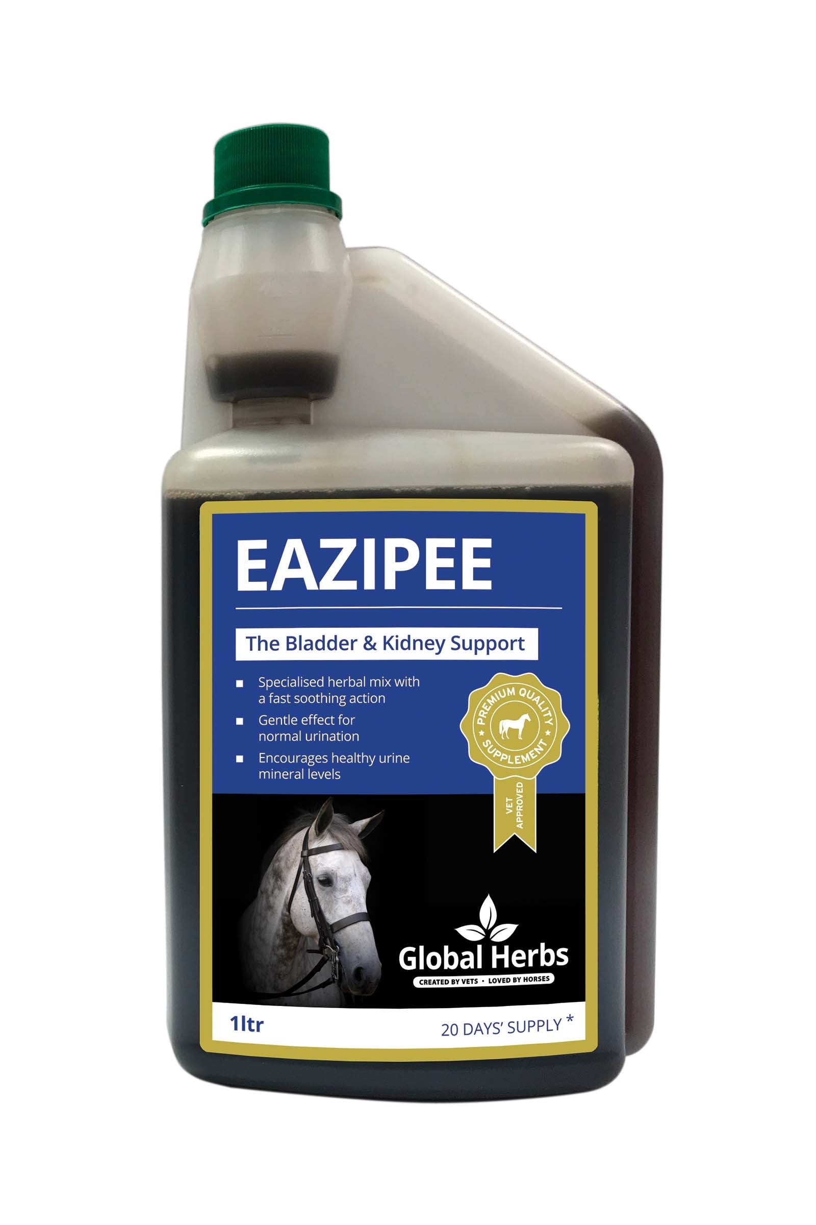 Global Herbs EaziPee Liquid, 1 L Horse Feed & Nutrition