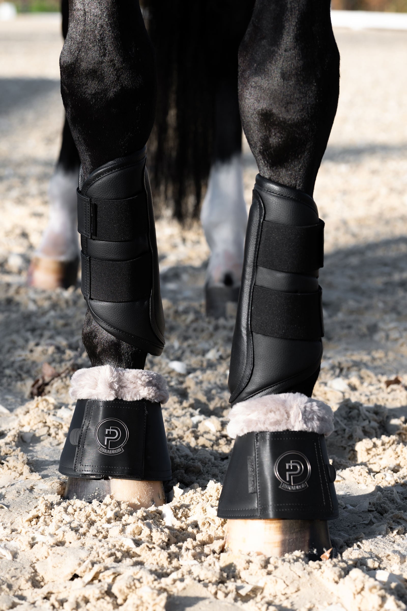 Eskadron Platinum 25 Faux Leather Bell Boots Leg & Hoof Protection