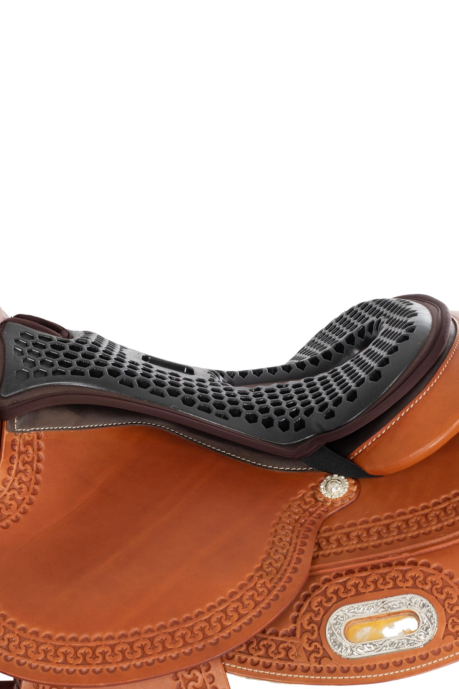 Acavallo Ortho-Coccyx Seat Saver Western Hexa Gel-Out Dri-lex, 20 mm Saddle Pads