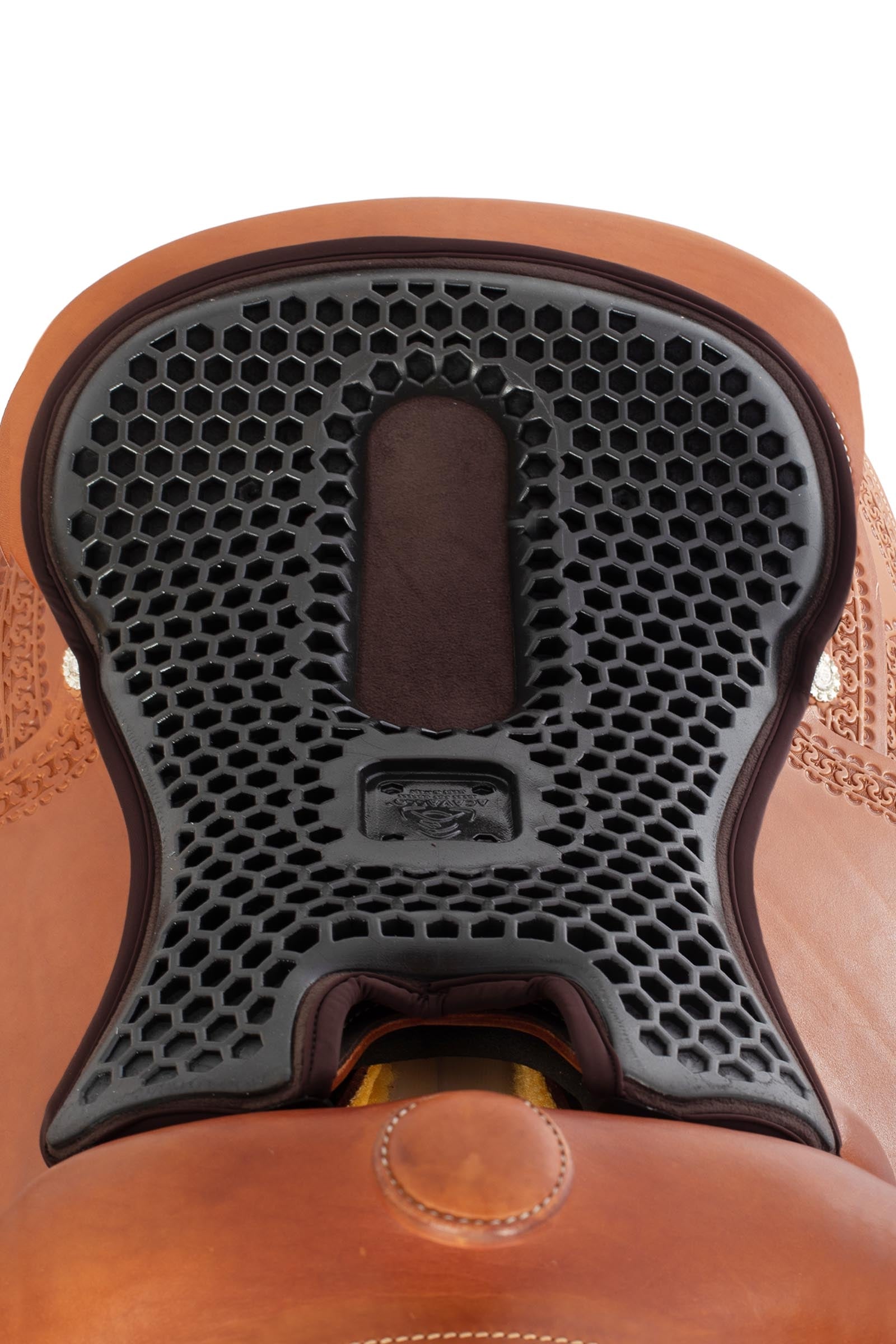 Acavallo Ortho-Coccyx Seat Saver Western Hexa Gel-Out Dri-lex, 20 mm Saddle Pads