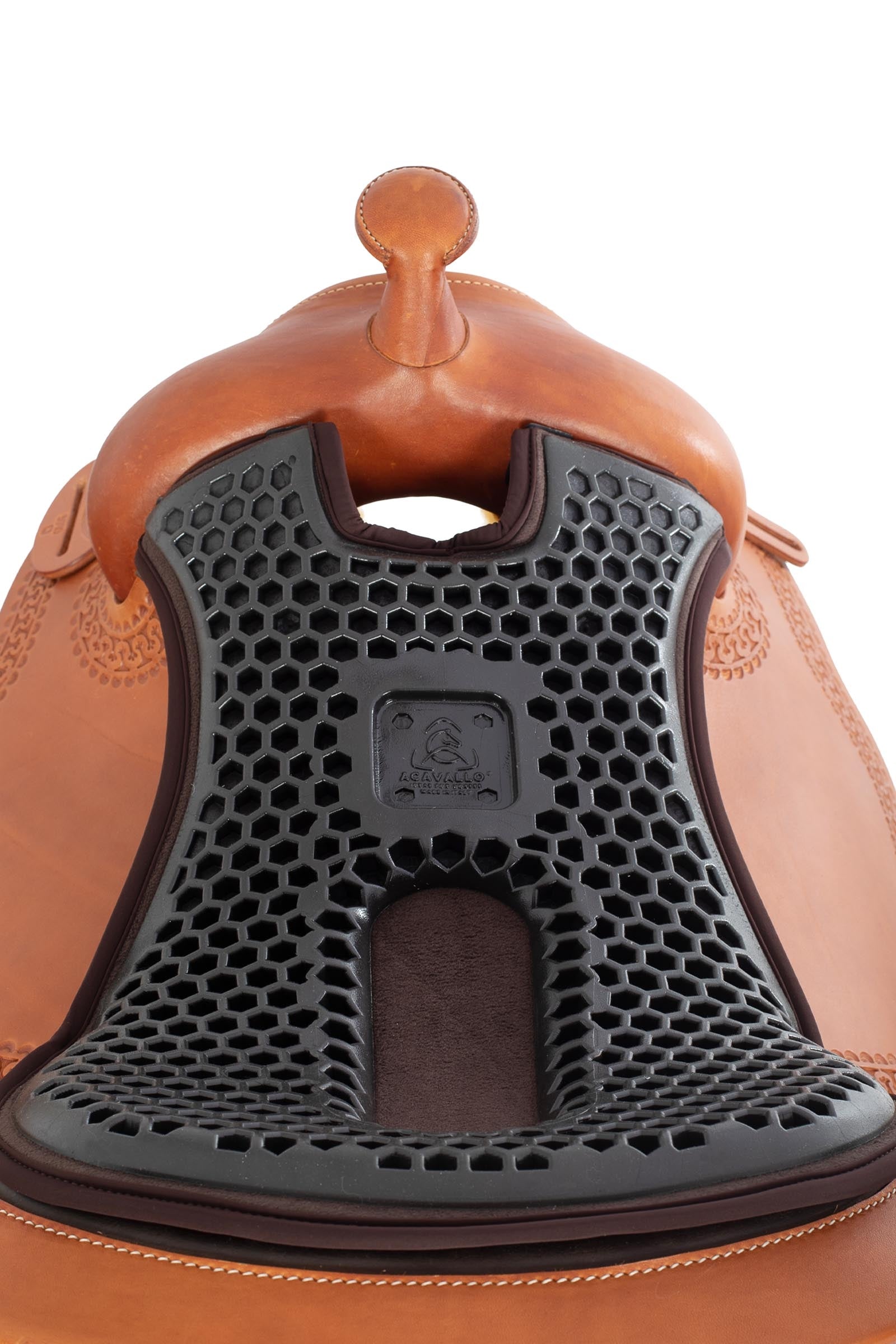 Acavallo Ortho-Coccyx Seat Saver Western Hexa Gel-Out Dri-lex, 20 mm Saddle Pads