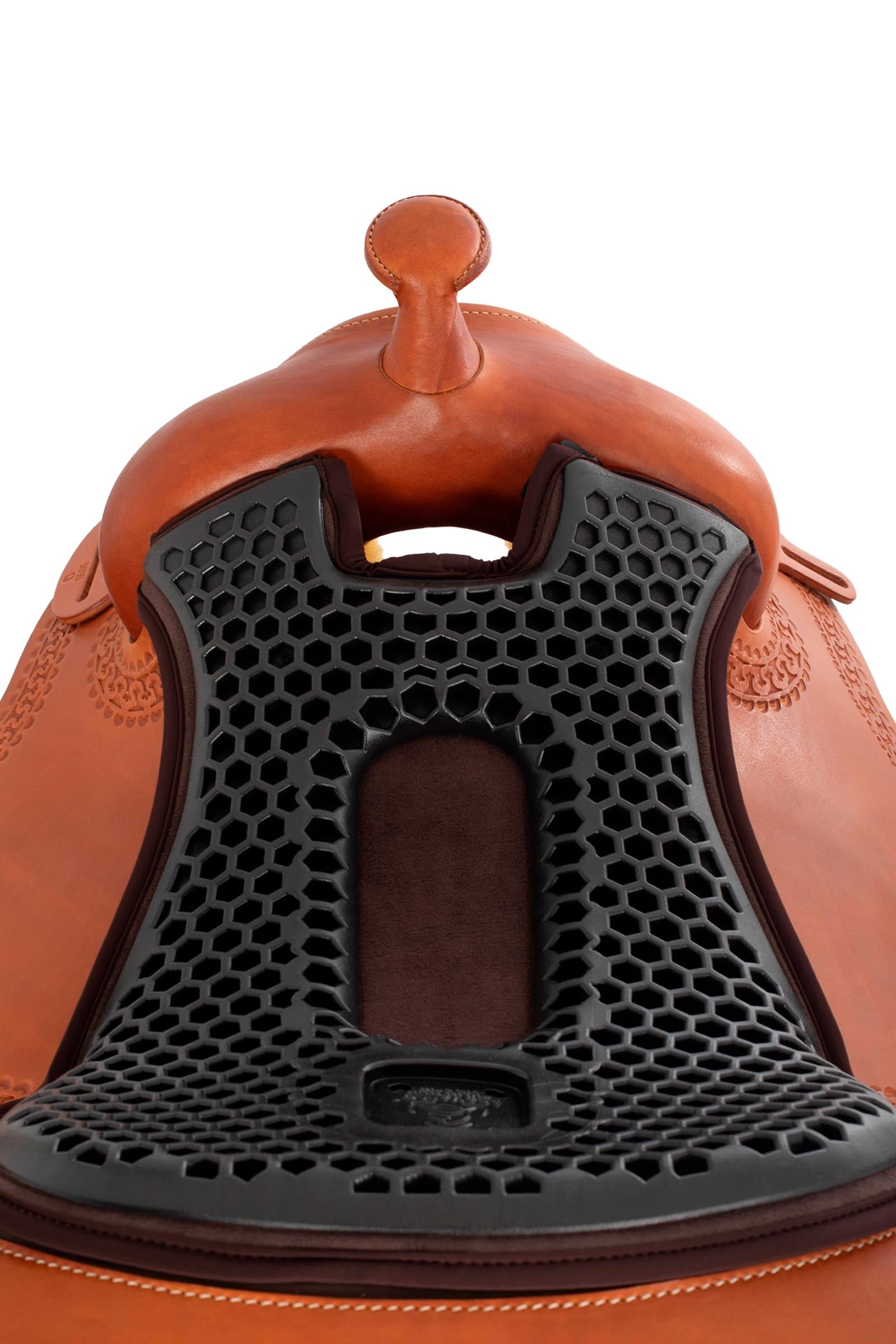 Acavallo Ortho-Pubis Seat Saver Western Hexa Gel-Out Dri-Lex, 20 mm Saddle Pads